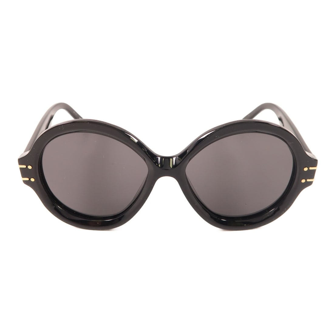 Christian Dior R1U 10A0 Black Plastic Sunglasses (1 of 12)