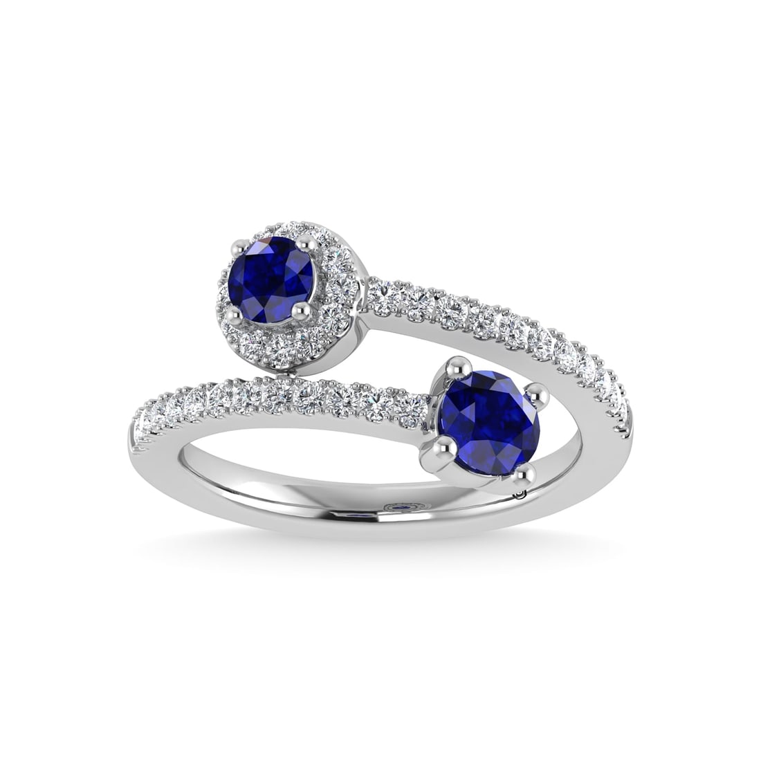 14K White Gold Diamond 7/8 Ct.Tw. Fashion Ring (1 of 4)