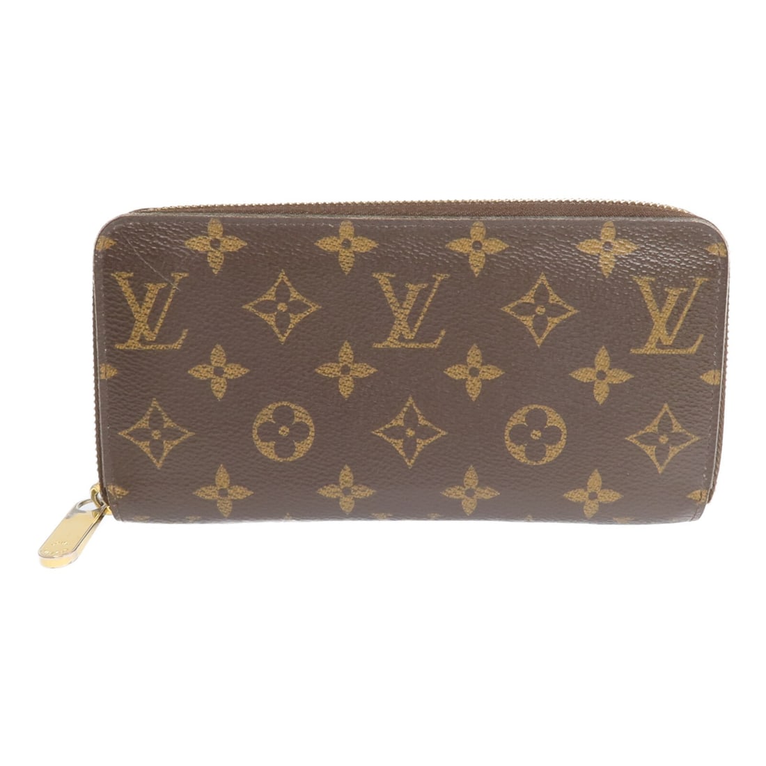 Louis Vuitton Monogram Brown PVC Canvas Long Zipper Wallet M42616: Louis Vuitton Monogram Brown PVC Canvas Long Zipper Wallet M42616 This Louis Vuitton long wallet features a classic monogram design in brown PVC coated canvas. It is styled with a zipper closure and g