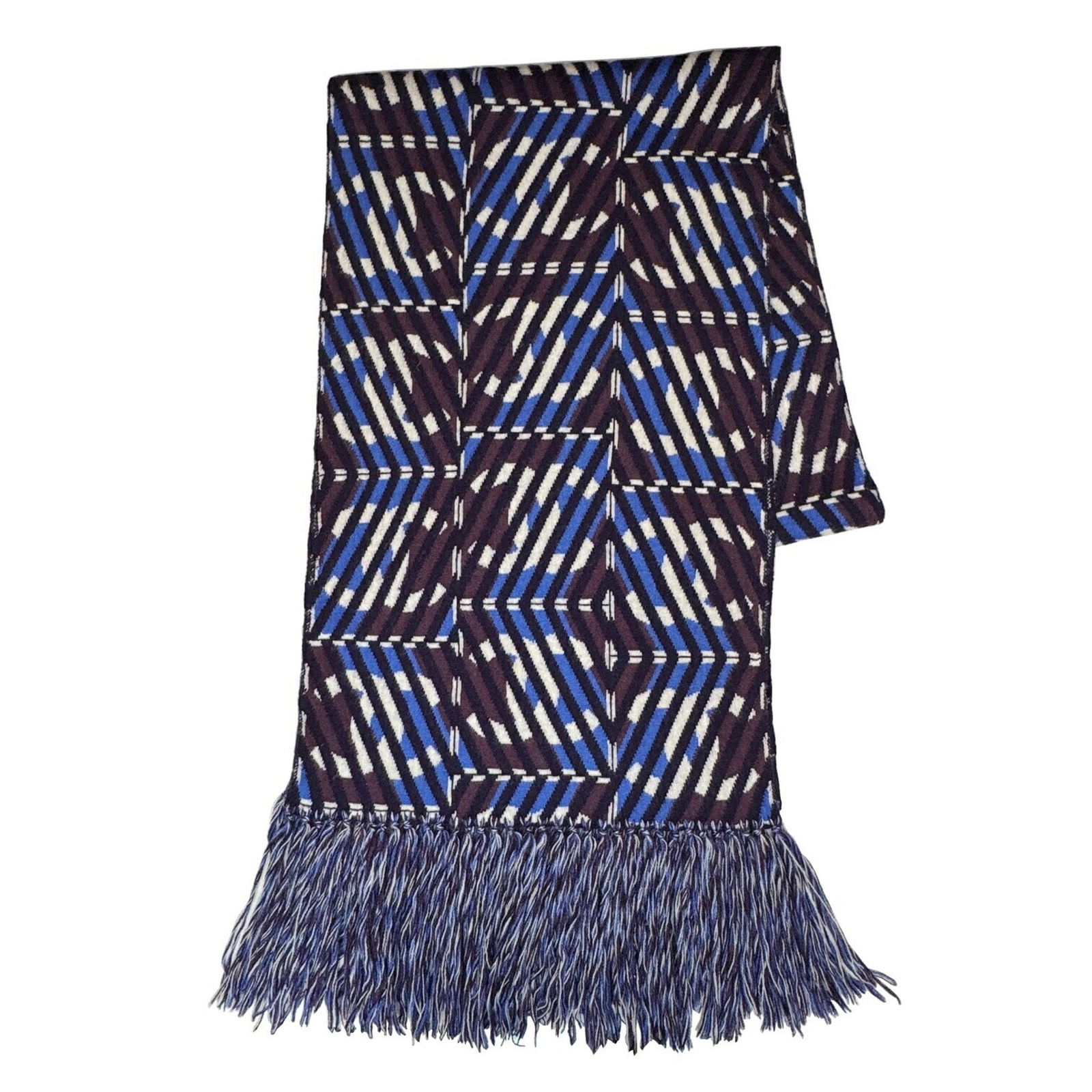 Purple Cashmere Shawl by Chanel Unisex French Accessory (1 of 5)