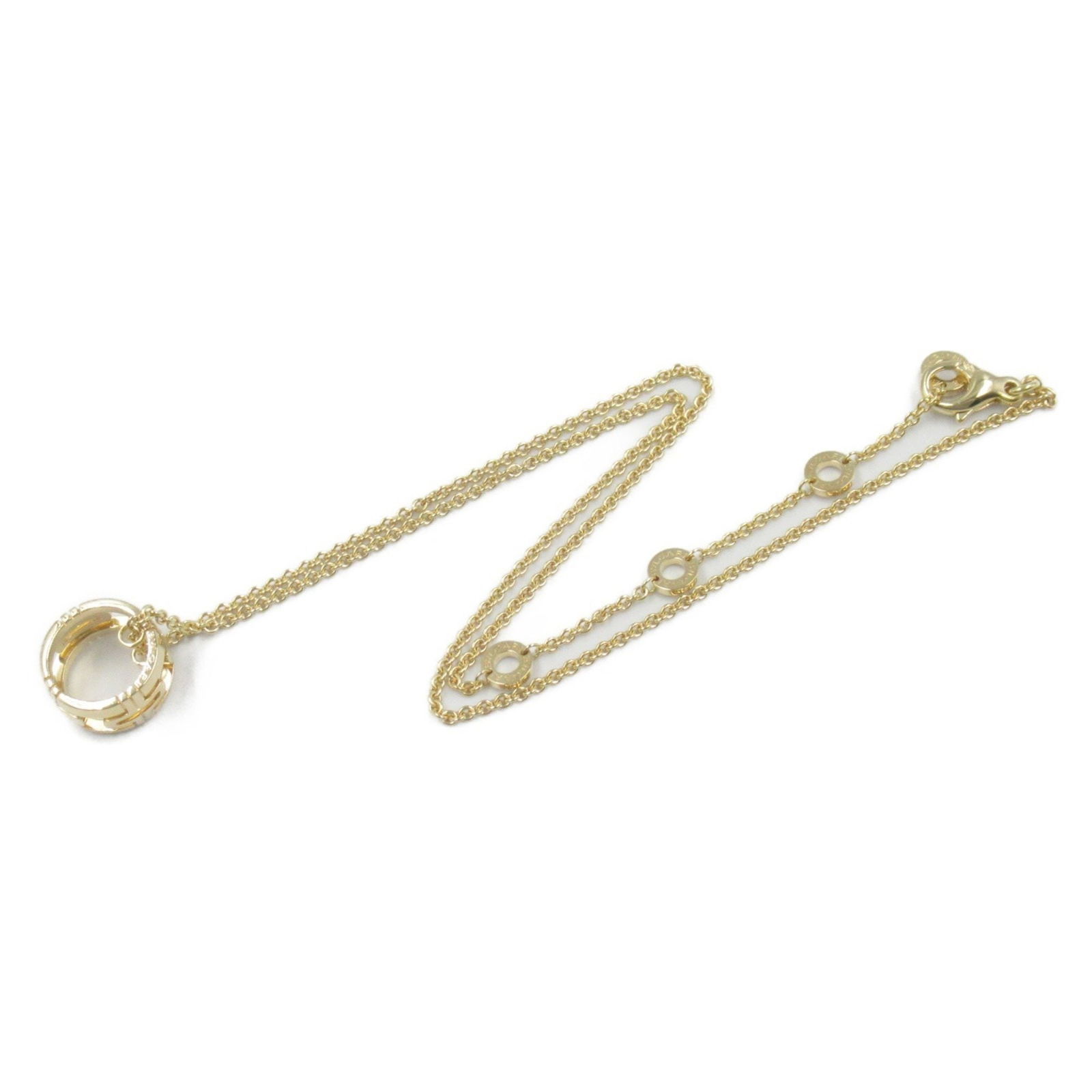 Yellow Gold Parentesi Necklace by Bulgari Italian Design: Yellow Gold Parentesi Necklace by Bulgari Italian Design This Bulgari Parentesi necklace is crafted from yellow gold and features a distinctive design. It is suitable for women and has a neck circumfe