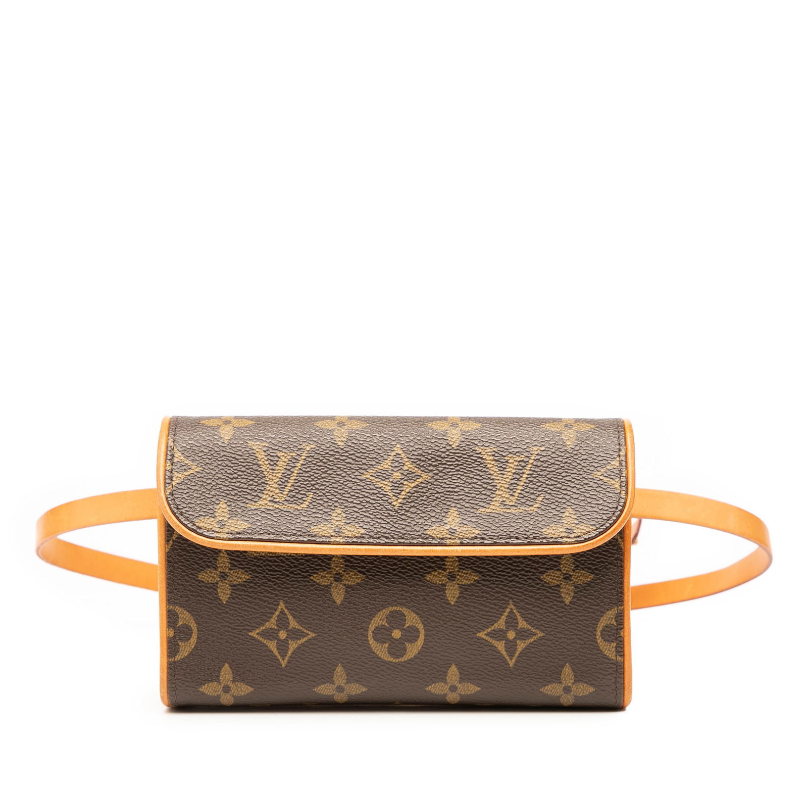 Louis Vuitton Monogram Pochette Florentine Bag Brown Canvas: Louis Vuitton Monogram Pochette Florentine Bag Brown Canvas The Louis Vuitton Monogram Pochette Florentine is a chic accessory that combines style and practicality. Crafted from durable monogram canva