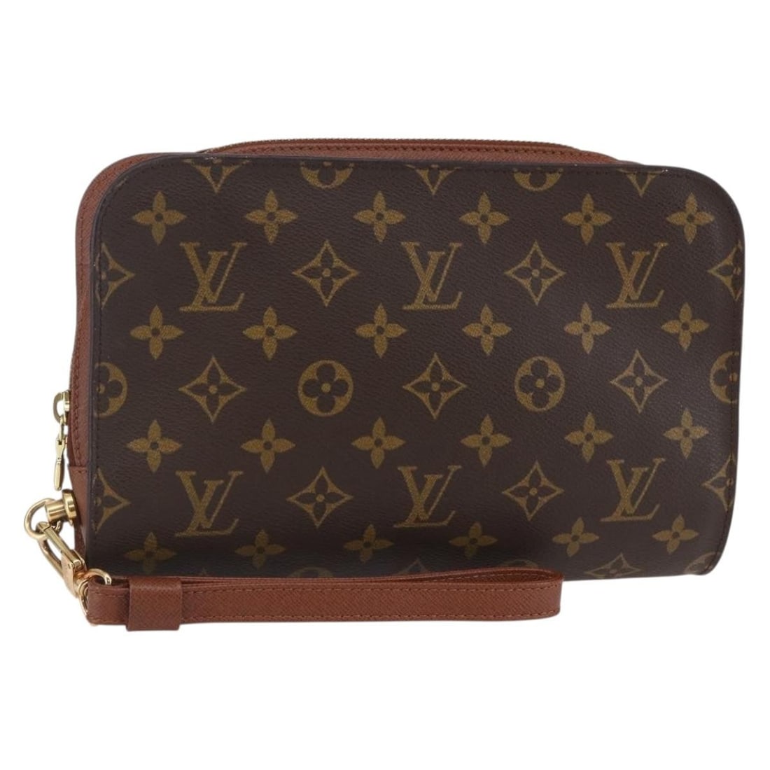 Louis Vuitton Monogram Orsay Clutch Bag M51790 Authentic France: Louis Vuitton Monogram Orsay Clutch Bag M51790 Authentic France This authentic LOUIS VUITTON Monogram Orsay Clutch Bag (Product Line: M51790) is a stylish accessory crafted from durable Monogram Canva