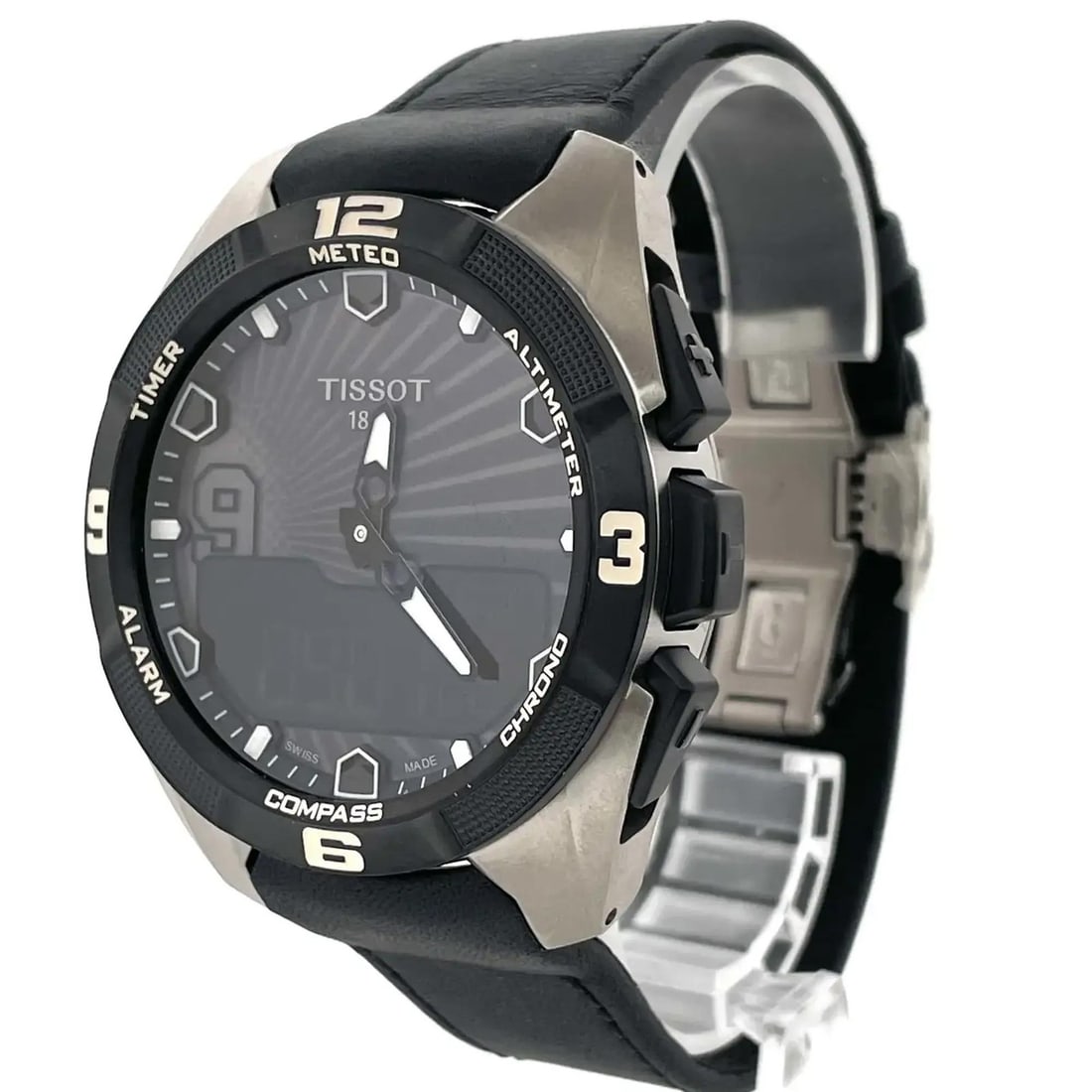 Limited Edition Tissot T-Touch Expert Tony Parker 45mm Titanium Quartz Watch: Limited Edition Tissot T-Touch Expert Tony Parker 45mm Titanium Quartz Watch This Tissot T-Touch Expert Tony Parker limited edition men's watch features a 45mm round brushed titanium case with a black