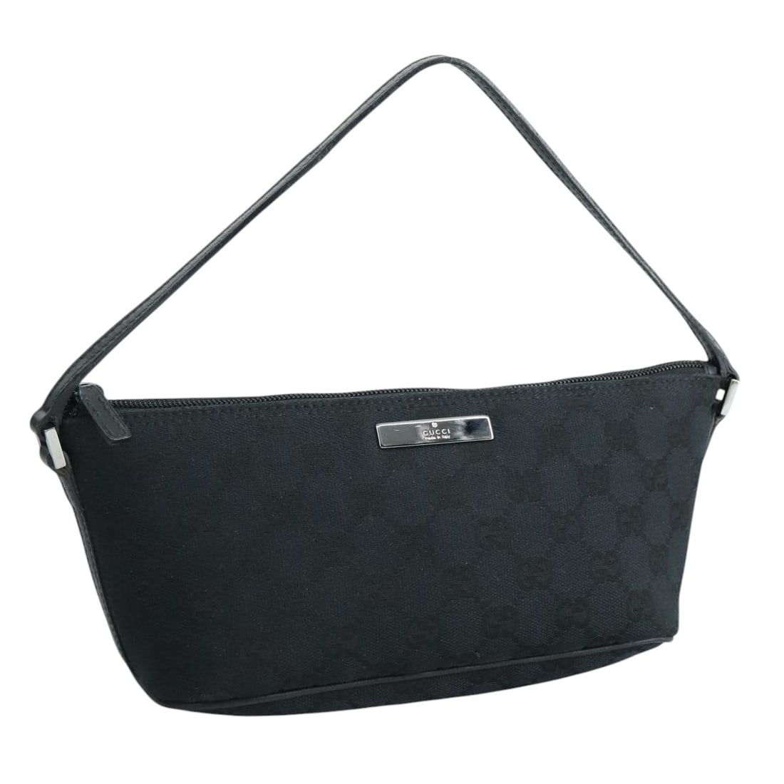 GUCCI GG Canvas Black Pouch 039 1103 Authentic Italy: GUCCI GG Canvas Black Pouch 039 1103 Authentic Italy Discover the elegance of this GUCCI GG Canvas Pouch, designed for both style and functionality. Crafted in Italy from high-quality GG canvas, this