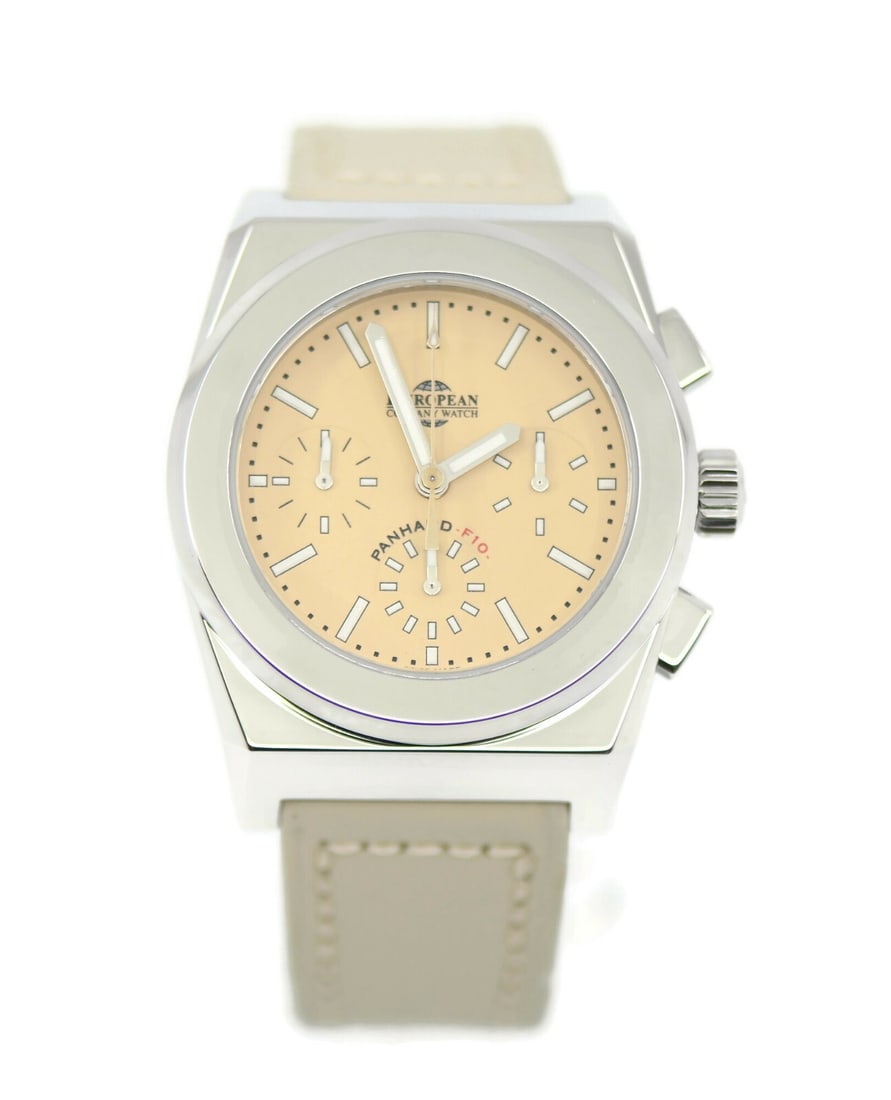 European Company Watch Panhard PF10 Mechanical Stainless Steel 41mm: European Company Watch Panhard PF10 Mechanical Stainless Steel 41mm Discover the European Company Watch Panhard PF10, a stylish wristwatch crafted for enthusiasts of fine timepieces. This pre-owned wa