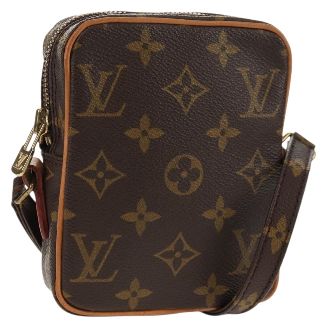LOUIS VUITTON Monogram Mini Danube Shoulder Bag M45268 Auth France: LOUIS VUITTON Monogram Mini Danube Shoulder Bag M45268 Auth France This authentic Louis Vuitton Monogram Mini Danube Shoulder Bag (Model M45268) is a stylish and functional accessory. Crafted in Franc