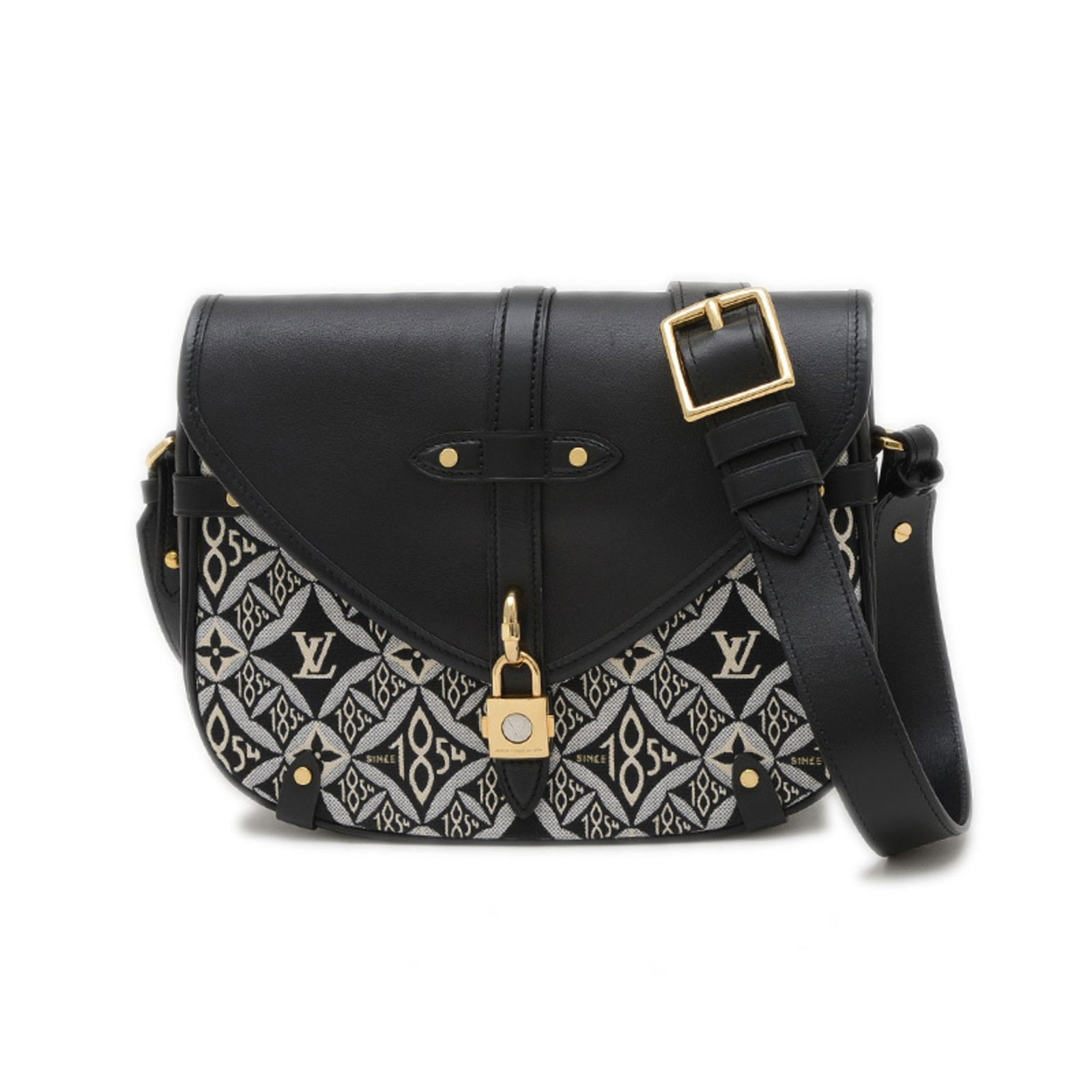 Louis Vuitton Saumur black canvas crossbody bag France: Louis Vuitton Saumur black canvas crossbody bag France This Louis Vuitton Saumur bag is crafted from black canvas and features a classic, structured design. It is designed for women and includes both