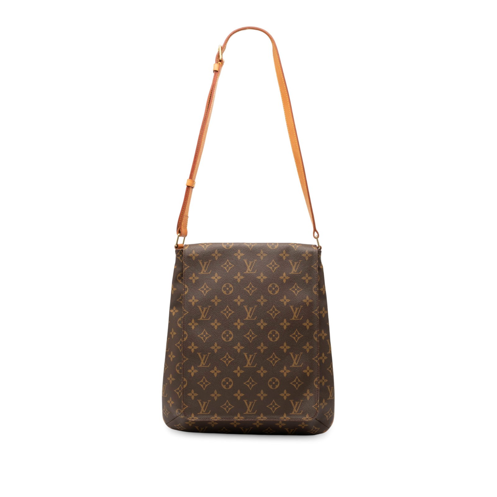 Louis Vuitton Monogram Musette Salsa Shoulder Bag with Vachetta Trim: Louis Vuitton Monogram Musette Salsa Shoulder Bag with Vachetta Trim The Louis Vuitton Monogram Musette Salsa Long Strap is a stylish and functional bag perfect for everyday use. Crafted from durable