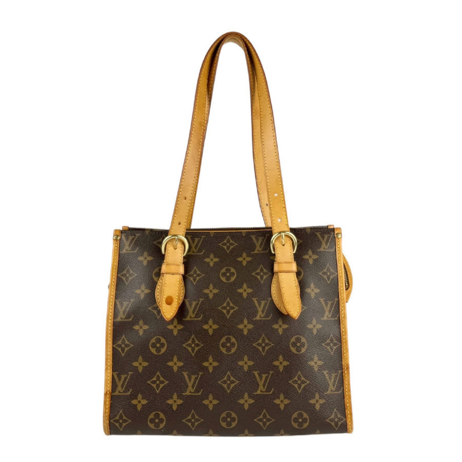 Louis Vuitton Popincourt Brown Canvas Shoulder Bag France: Louis Vuitton Popincourt Brown Canvas Shoulder Bag France This Louis Vuitton Popincourt handbag features a brown canvas exterior and is designed for women. Crafted in France, it offers a spacious inte