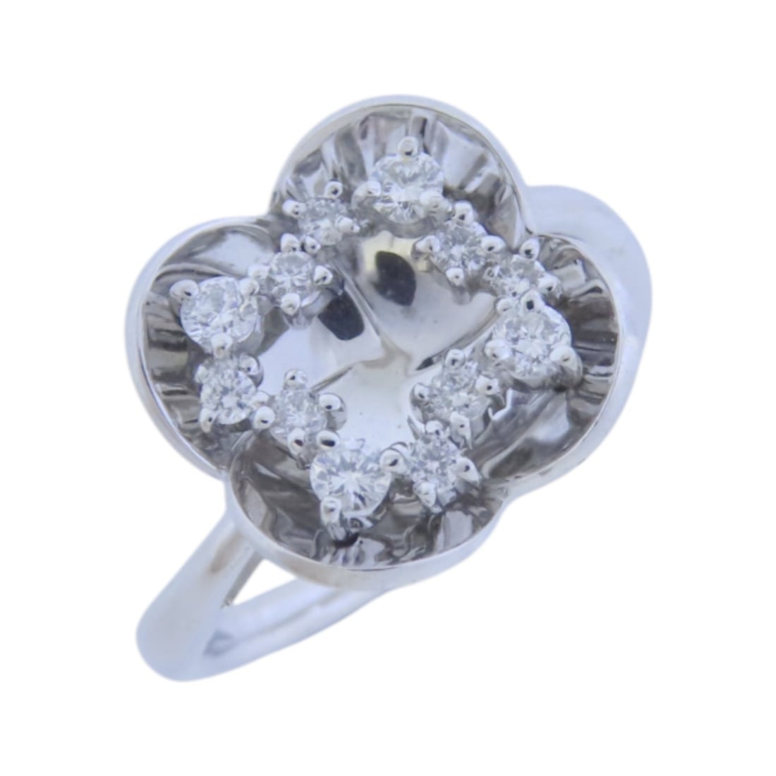 Diamond Ring in 18K White Gold by JEWELRY Size 6.25 (1 of 8)