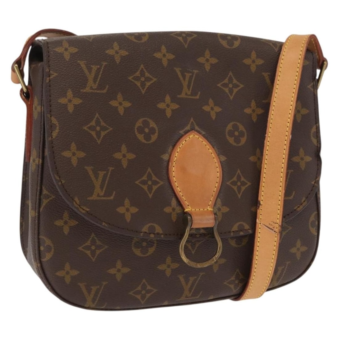 Saint Cloud GM Monogram Canvas Shoulder Bag by Louis Vuitton M51242: Saint Cloud GM Monogram Canvas Shoulder Bag by Louis Vuitton M51242 This Louis Vuitton Monogram Saint Cloud GM shoulder bag features the classic monogram canvas exterior with a structured silhouette.