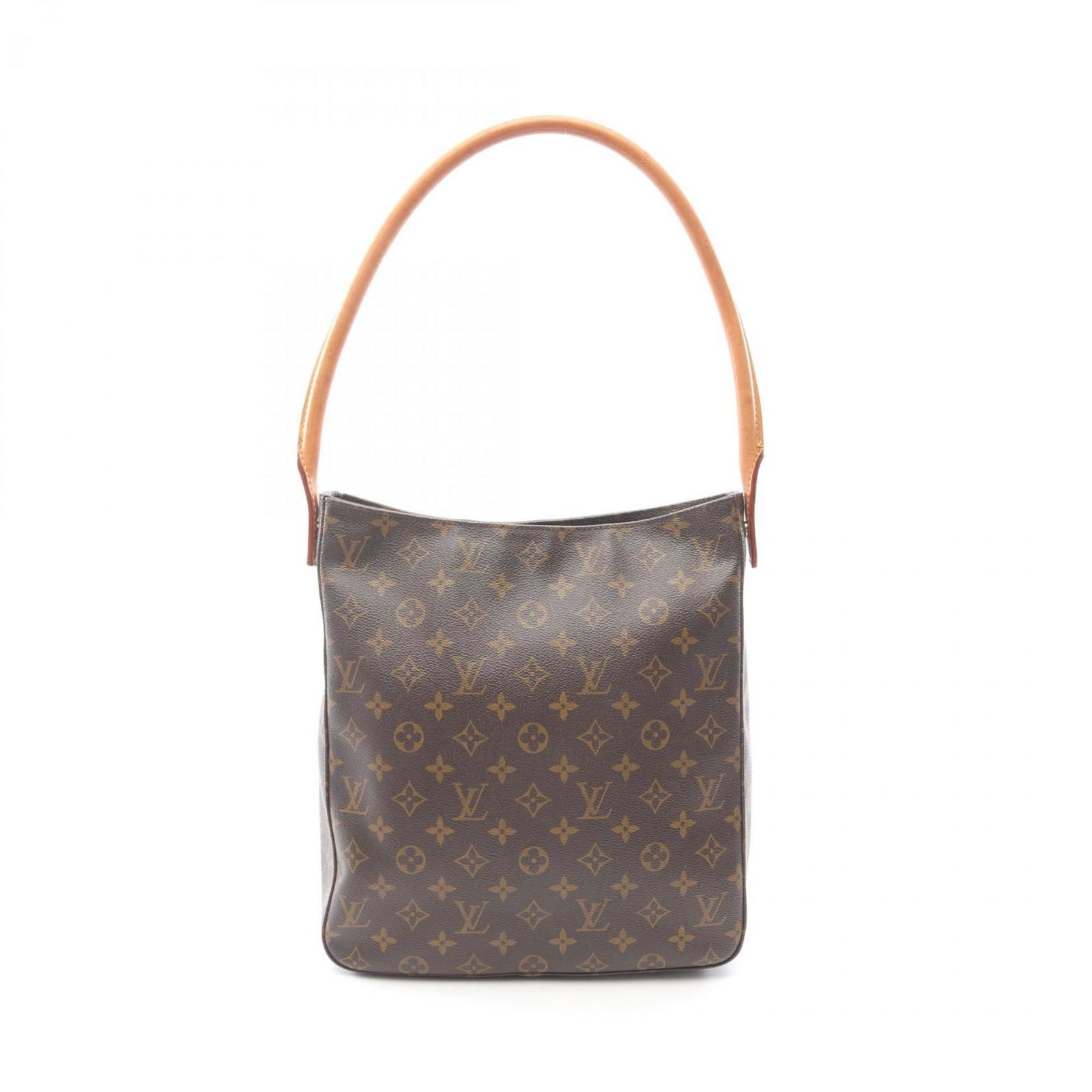 Louis Vuitton Looping GM brown canvas shoulder bag from France: Louis Vuitton Looping GM brown canvas shoulder bag from France The Louis Vuitton Looping GM is a women's handbag crafted from brown canvas. Made in France, this bag features a spacious interior and a