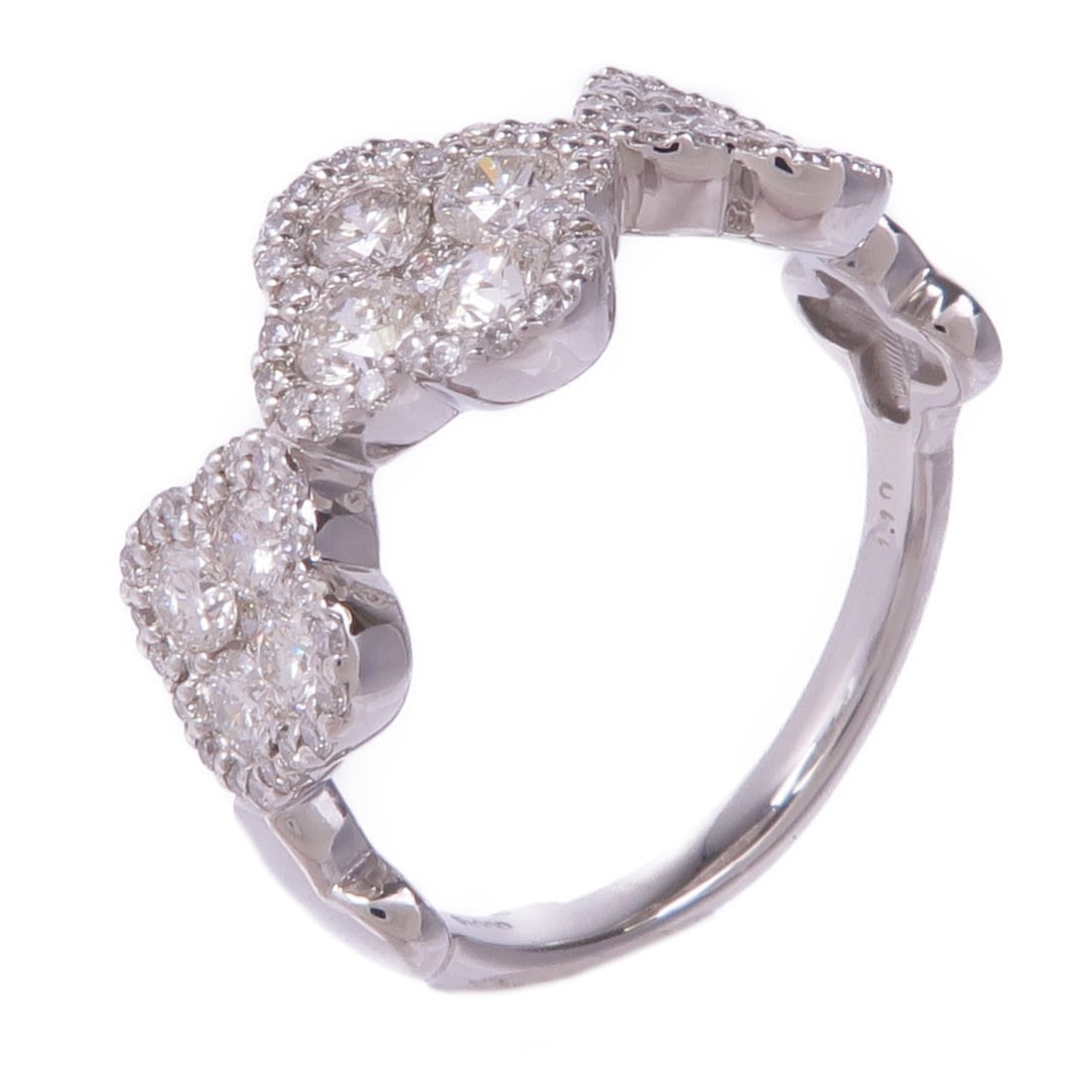JEWELRY Diamond Ring in PT900 Platinum Size 6.5 (1 of 8)