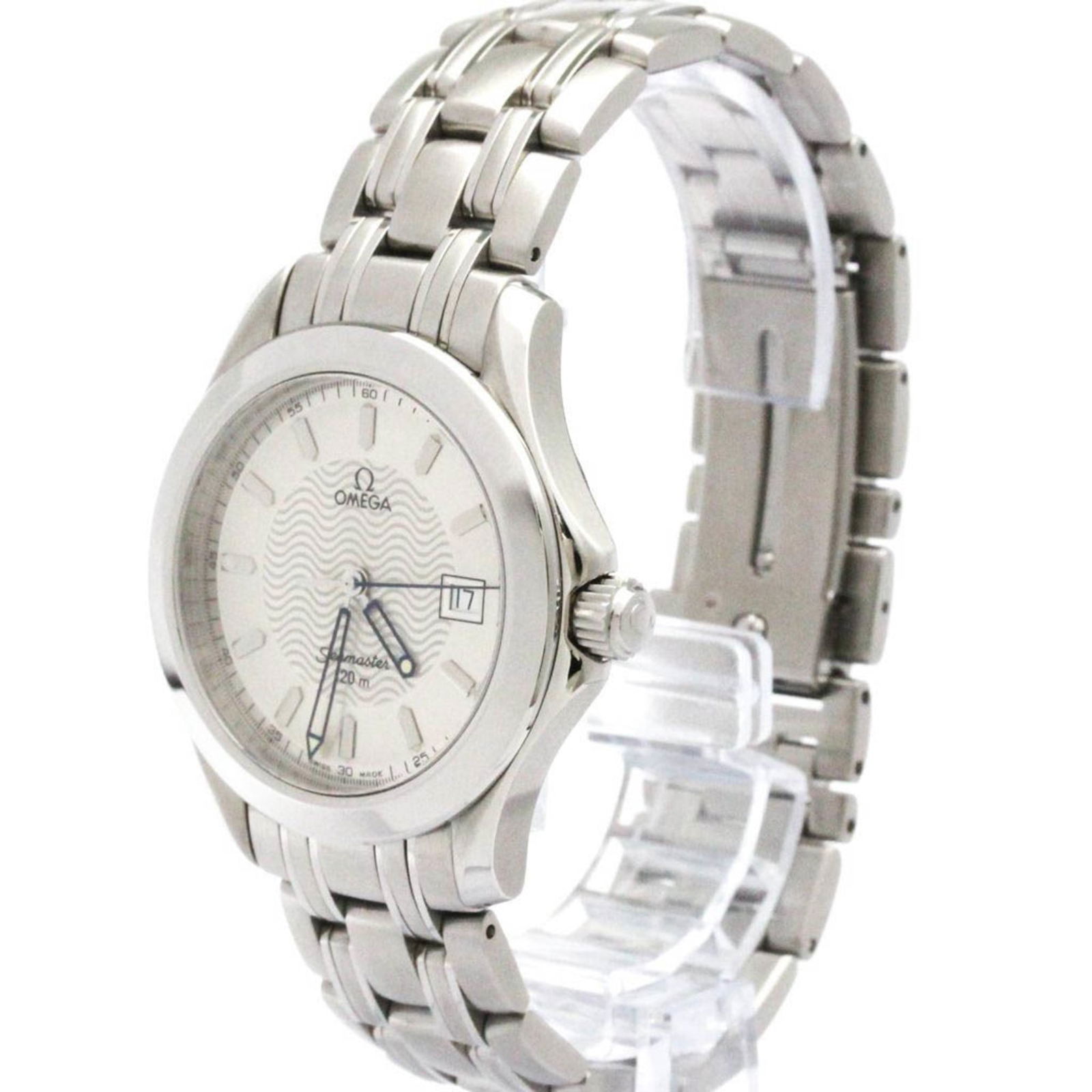 Steel men's watch by Omega Seamaster Swiss made 36mm (1 of 1)