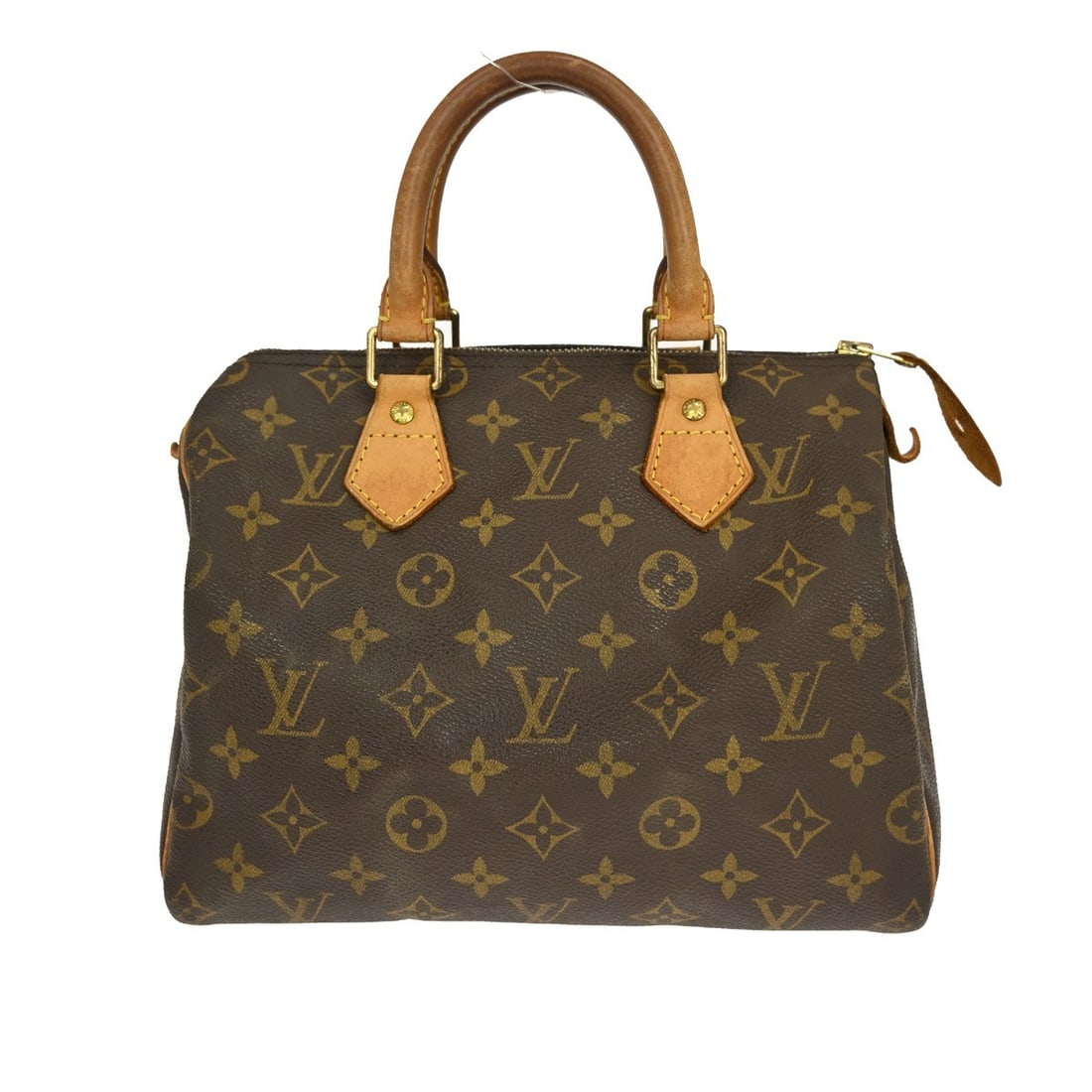 Louis Vuitton Speedy 25 Monogram Handbag M41528 Vintage Duffle: Louis Vuitton Speedy 25 Monogram Handbag M41528 Vintage Duffle This vintage Louis Vuitton Monogram Speedy 25 handbag features a classic design with a luxurious leather monogram canvas exterior in brow