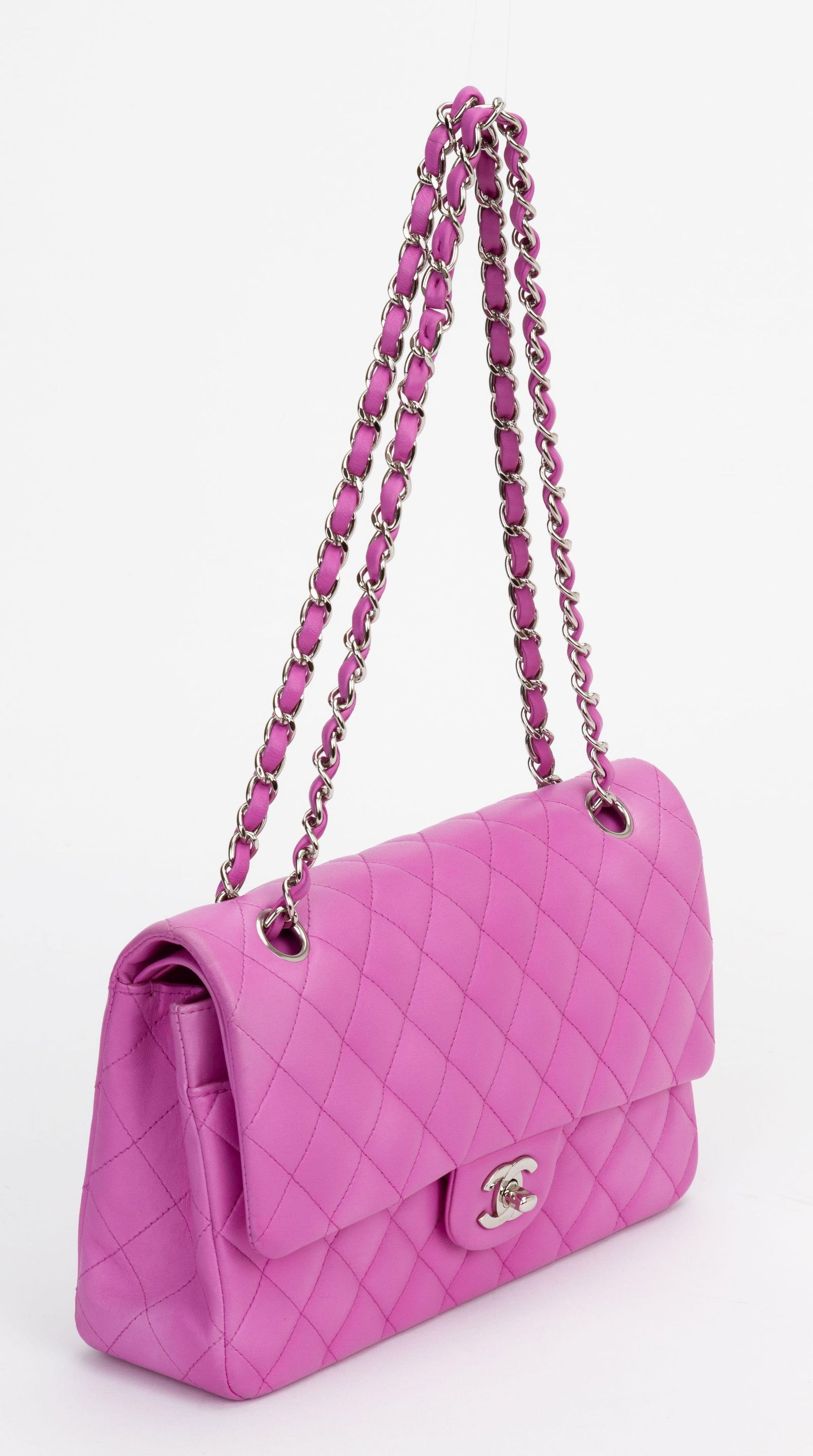 Chanel Classic Medium Double Flap Bag with Authenticity Card - 2