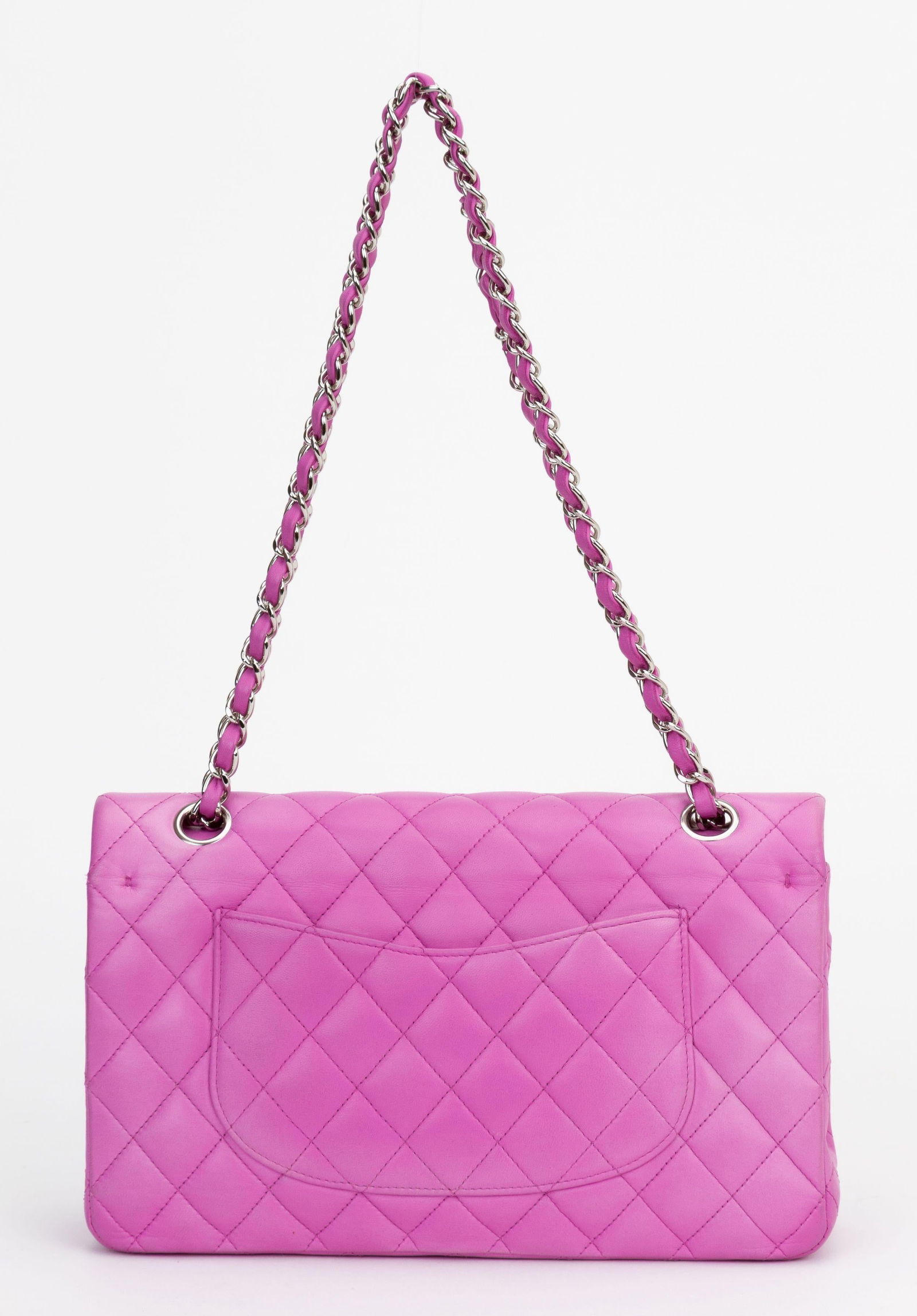 Chanel Classic Medium Double Flap Bag with Authenticity Card - 4