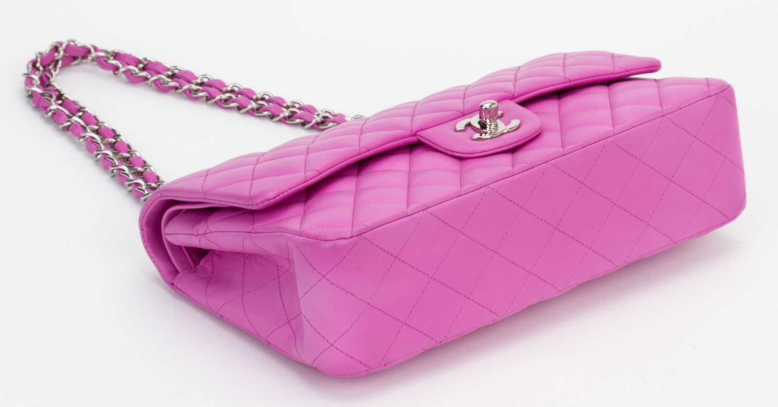 Chanel Classic Medium Double Flap Bag with Authenticity Card - 5