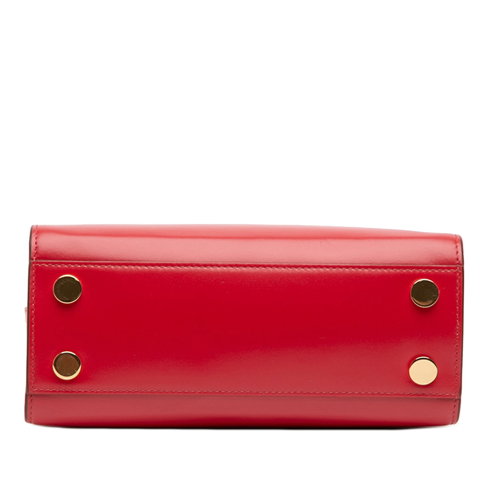 Marni Trunk Reverse Red Leather Crossbody Bag with Adjustable Strap - 3