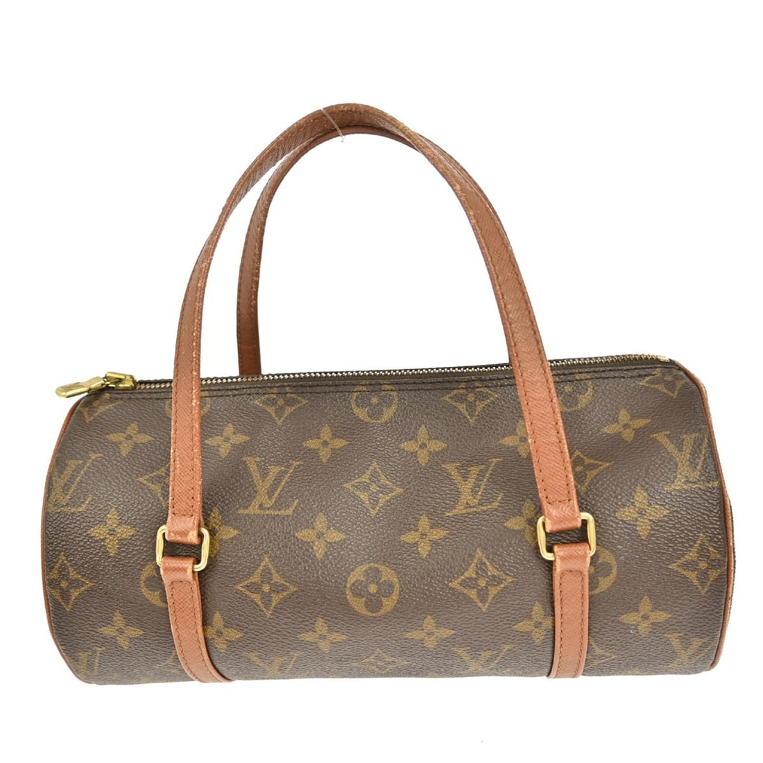 Louis Vuitton Papillon 26 Monogram Canvas Vintage Brown Top Handle Bag M51366: Louis Vuitton Papillon 26 Monogram Canvas Vintage Brown Top Handle Bag M51366 This Louis Vuitton Papillon 26 handbag features the iconic monogram canvas leather exterior and classic double handles.