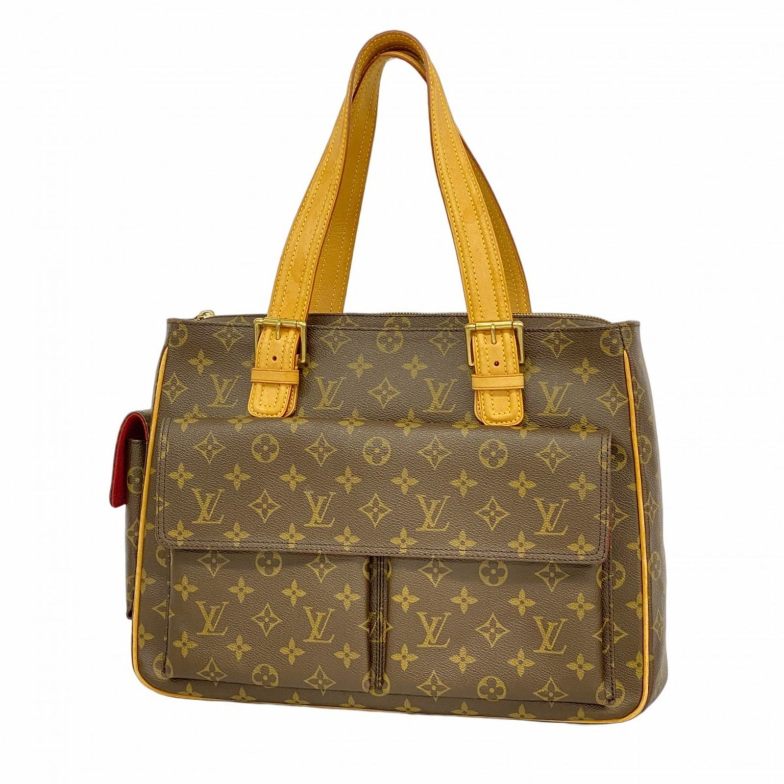 Louis Vuitton Multipli Cite brown canvas handbag from France: Louis Vuitton Multipli Cite brown canvas handbag from France The Louis Vuitton Multipli Cite is a women's handbag crafted from brown canvas. This piece is made in France and features a spacious design