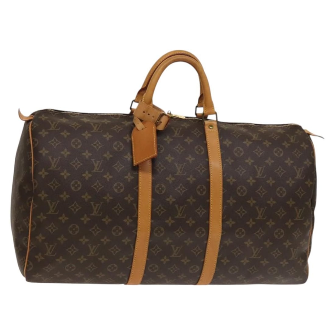 LOUIS VUITTON Monogram Keepall 55 Boston Bag M41424 Auth: LOUIS VUITTON Monogram Keepall 55 Boston Bag M41424 Auth This LOUIS VUITTON Monogram Keepall 55 Boston Bag is a stylish and practical travel companion. Crafted from durable Monogram Canvas, it feature
