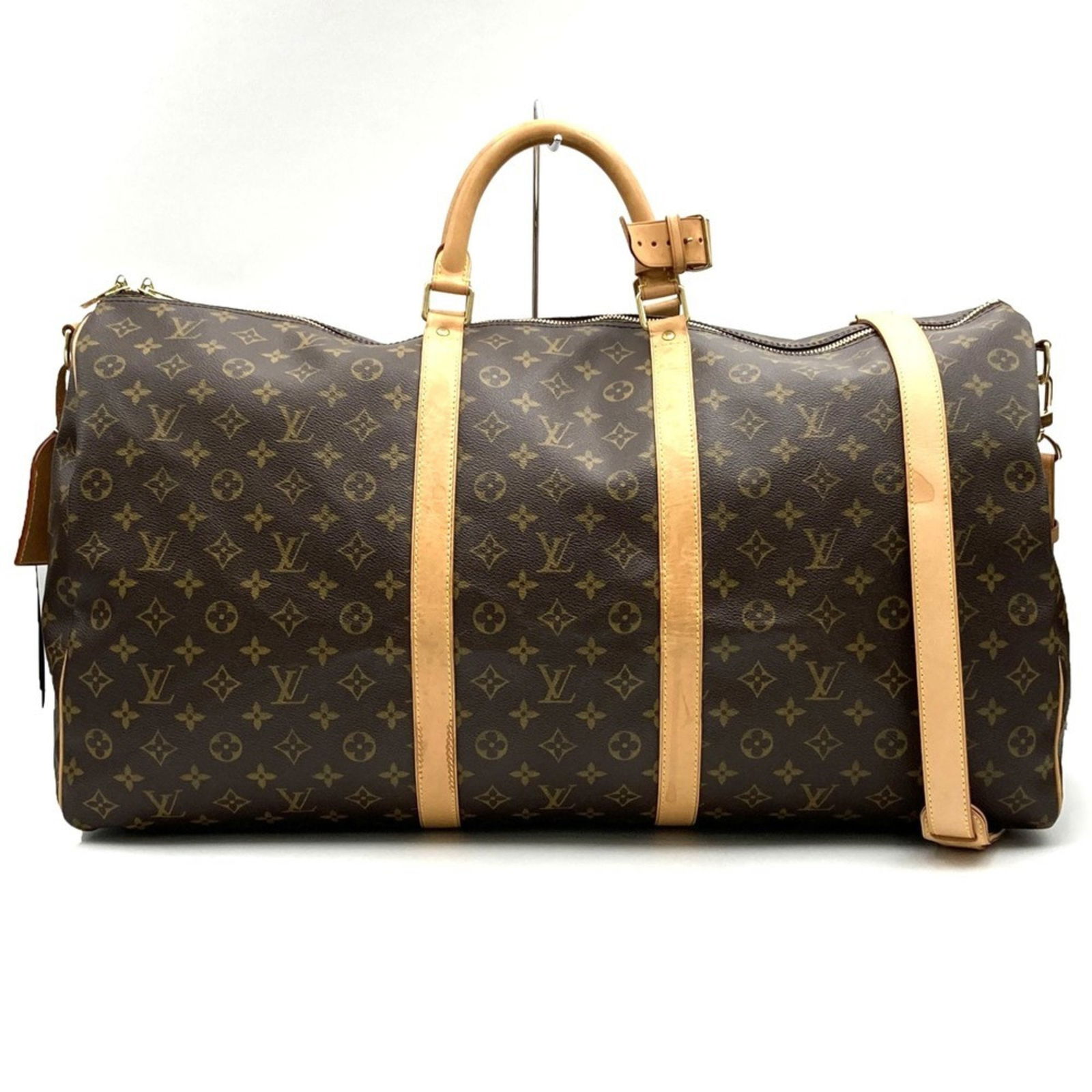 Louis Vuitton Keepall Bandouliere 60 Brown Canvas Travel Bag (1 of 1)