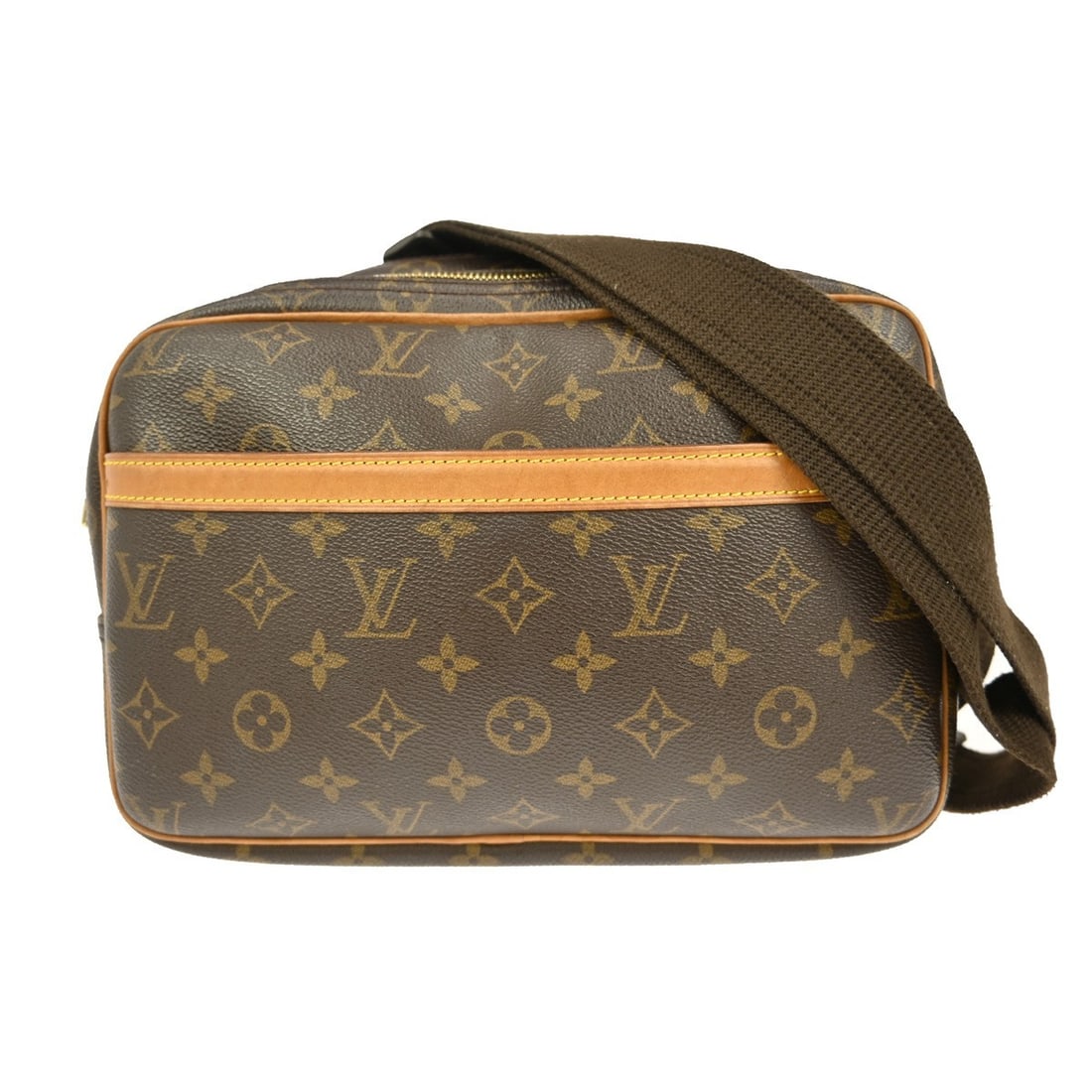 Louis Vuitton Reporter PM Monogram Canvas Shoulder Bag M45254: Louis Vuitton Reporter PM Monogram Canvas Shoulder Bag M45254 The Louis Vuitton Monogram Reporter PM Shoulder Bag showcases the iconic Monogram pattern, crafted from high-quality Monogram canvas leath
