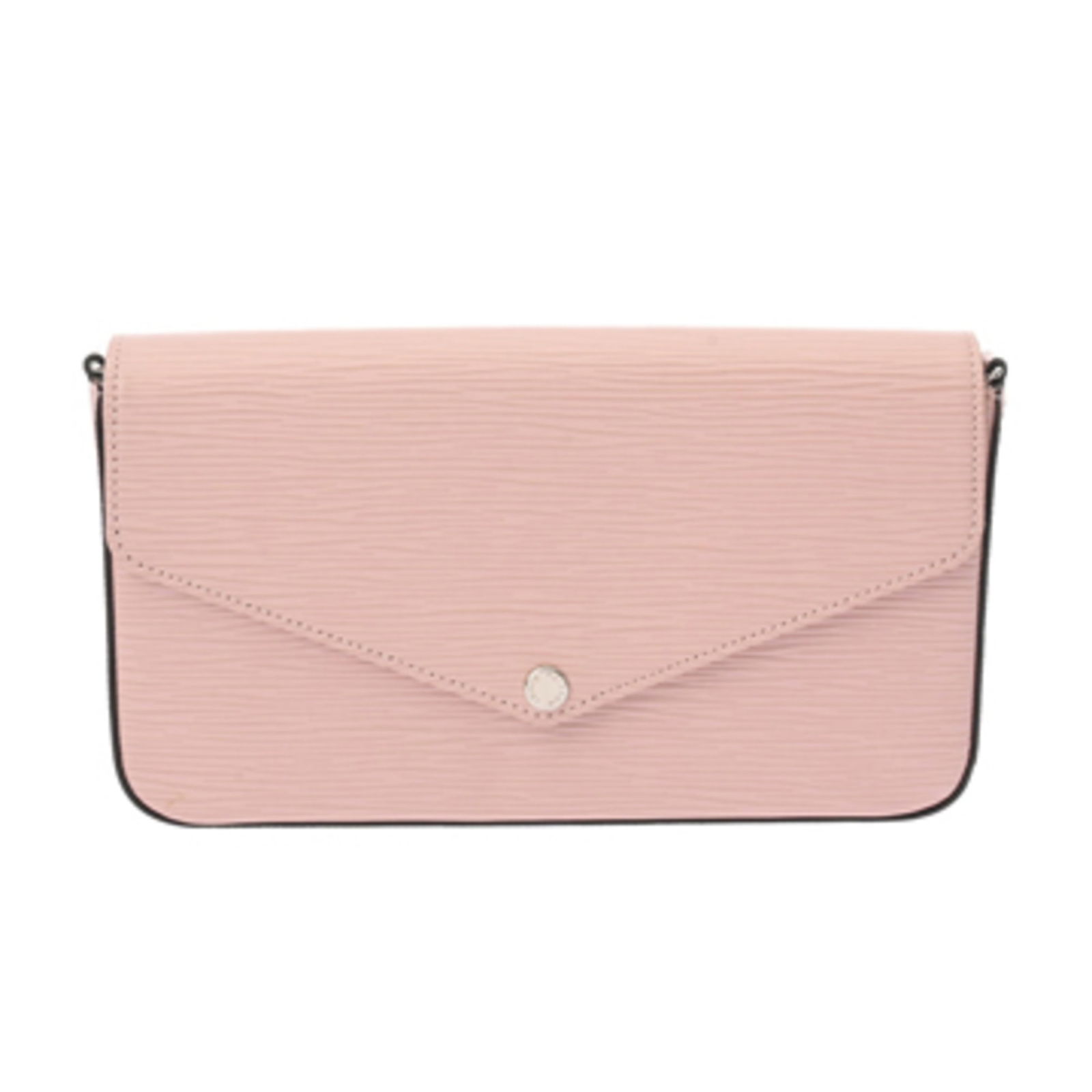 Pink Leather Louis Vuitton Felicie Clutch Bag with 12cm x 21.5cm x 3cm Dimensions (1 of 11)
