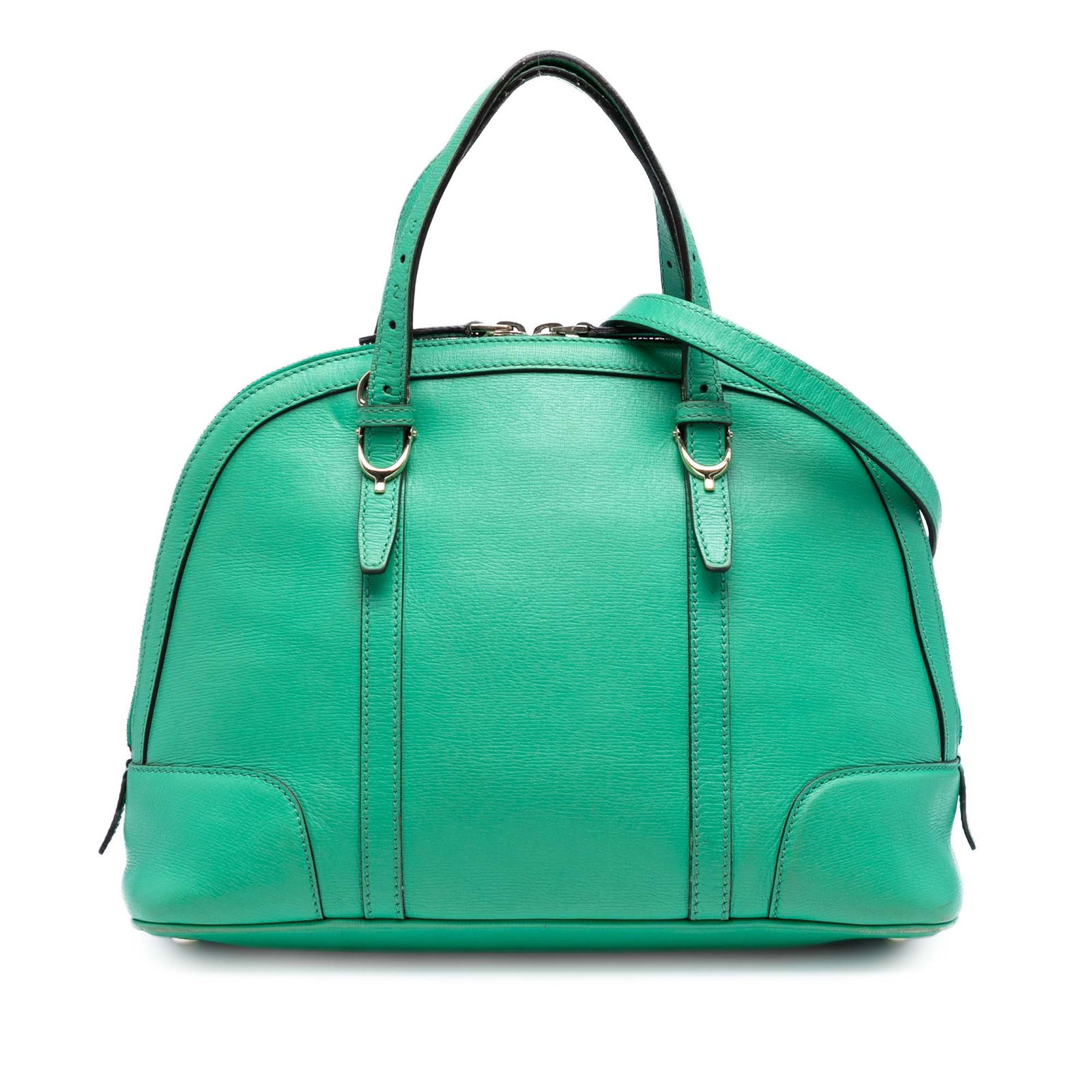 Gucci Small Leather Nice Dome Satchel Green Italy: Gucci Small Leather Nice Dome Satchel Green Italy The Gucci Small Leather Nice Dome Satchel is a stylish and functional accessory crafted from high-quality leather. It features a sleek dome shape with