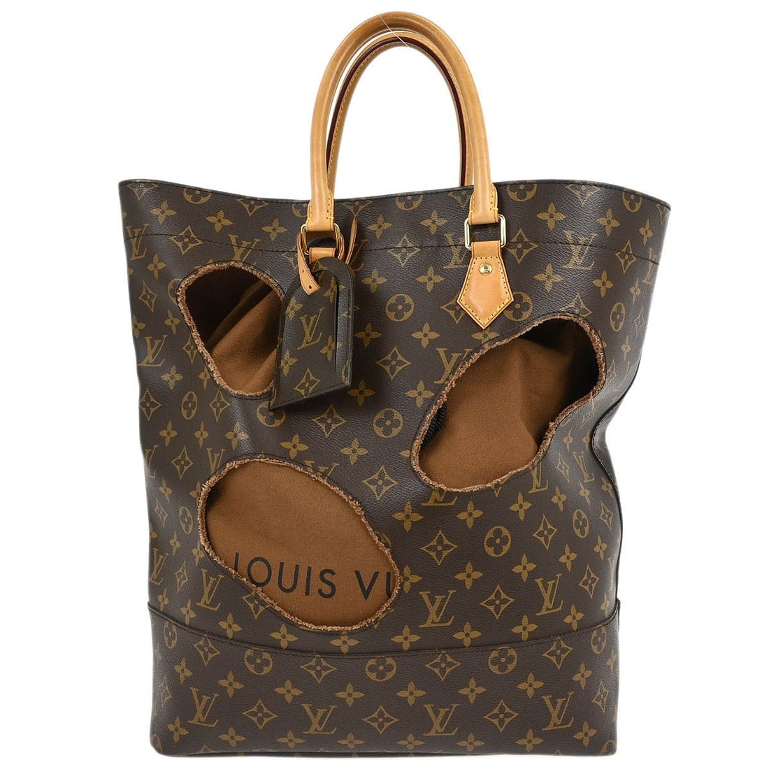 Louis Vuitton Limited Edition Monogram Tote Bag COMME des GARCONS M40279 (1 of 11)