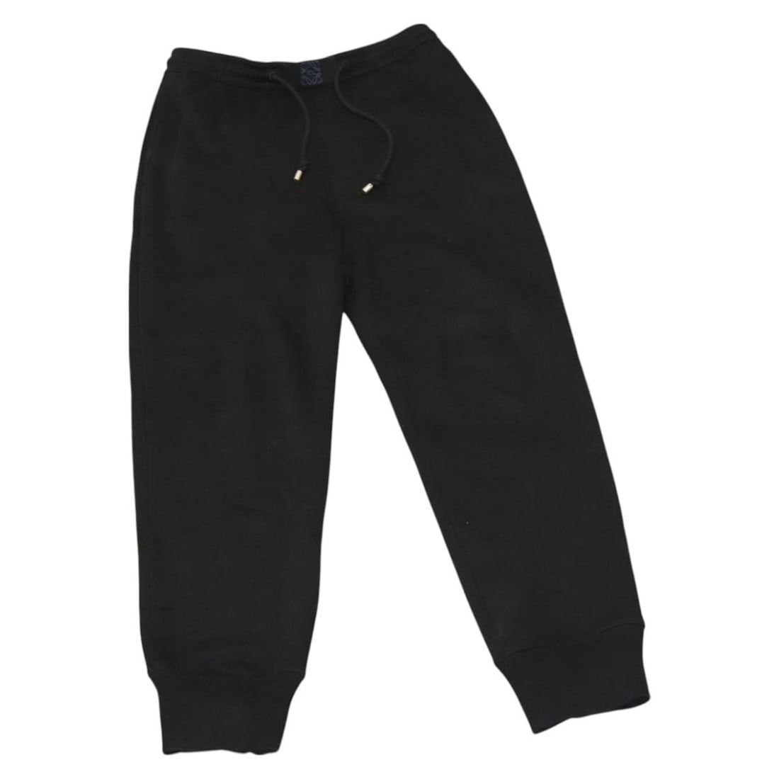 LOEWE Black Cotton Anagram Sweat Pants Women's Size 15 (1 of 10)