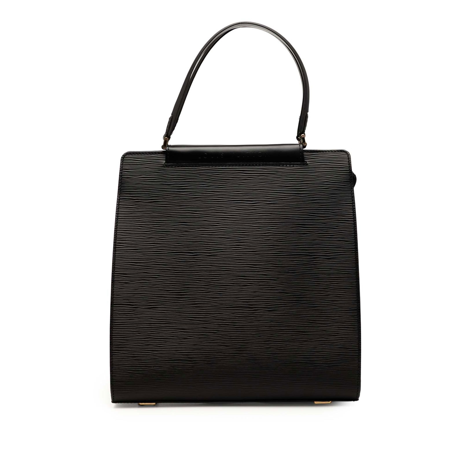 Louis Vuitton Epi Figari MM Black Leather Handbag: Louis Vuitton Epi Figari MM Black Leather Handbag The Louis Vuitton Epi Figari MM is a stylish and functional handbag crafted from durable epi leather. This bag features a spacious interior with zip a