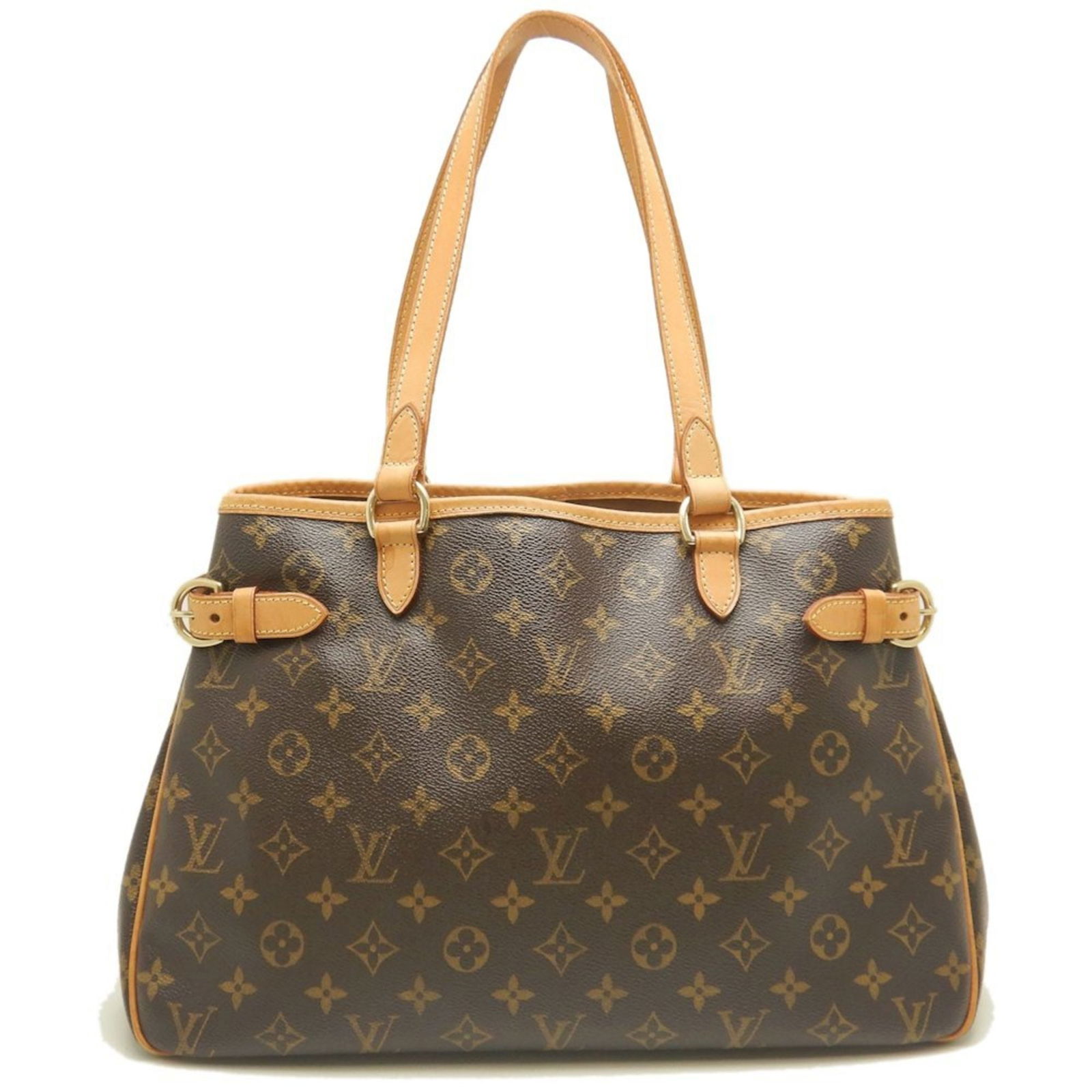 Louis Vuitton Batignolles Horizontal brown canvas tote handbag: Louis Vuitton Batignolles Horizontal brown canvas tote handbag The Louis Vuitton Batignolles Horizontal is a classic handbag crafted from brown canvas. Designed for women, this bag is made in France a
