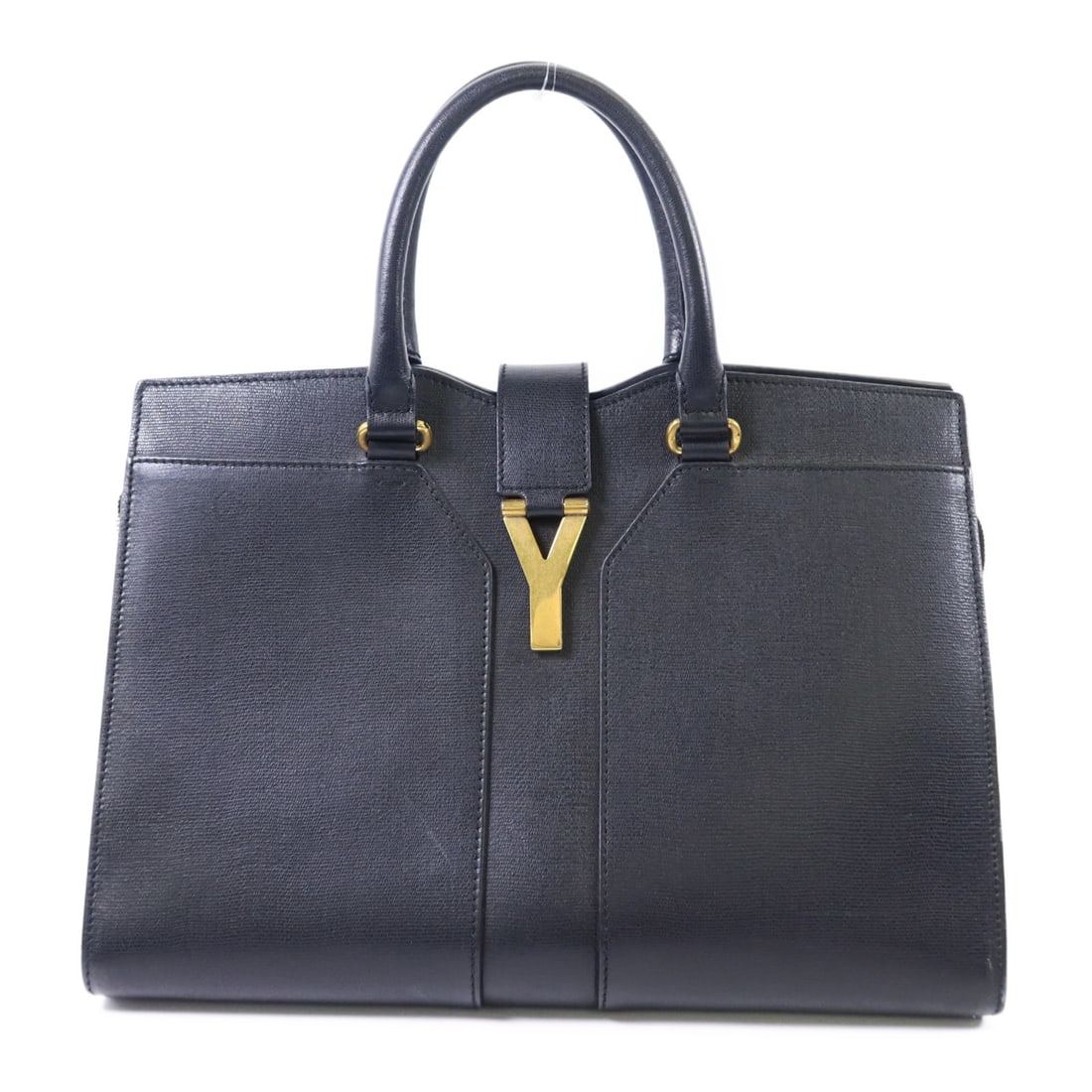 Black Cabas Chyc Handbag by Saint Laurent with Gold Hardware (1 of 18)