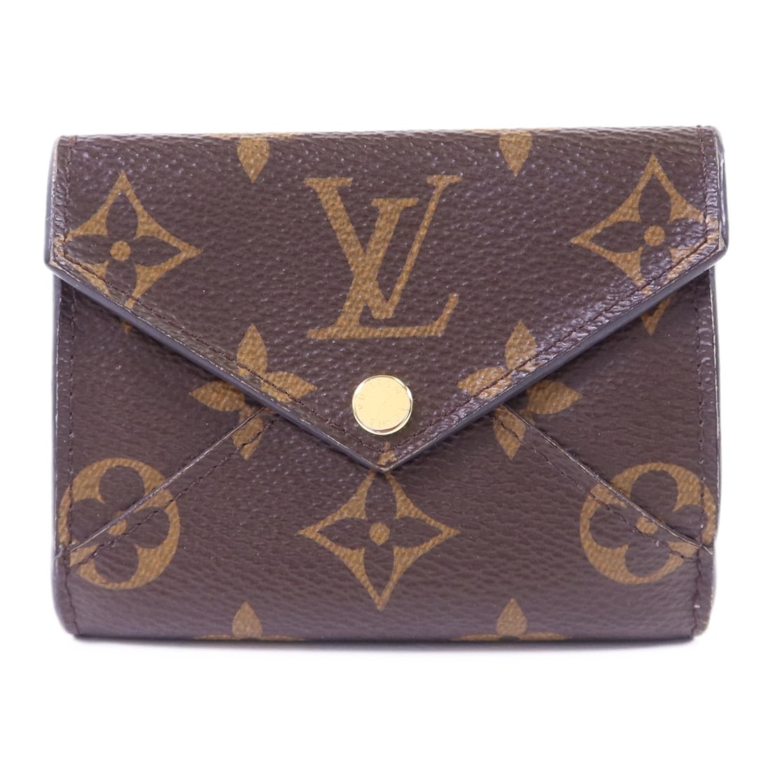 Celeste Brown Monogram Trifold Wallet by Louis Vuitton M81665: Celeste Brown Monogram Trifold Wallet by Louis Vuitton M81665 This is a Louis Vuitton Celeste trifold wallet crafted from brown PVC coated canvas in the signature Monogram pattern. Made in France, it