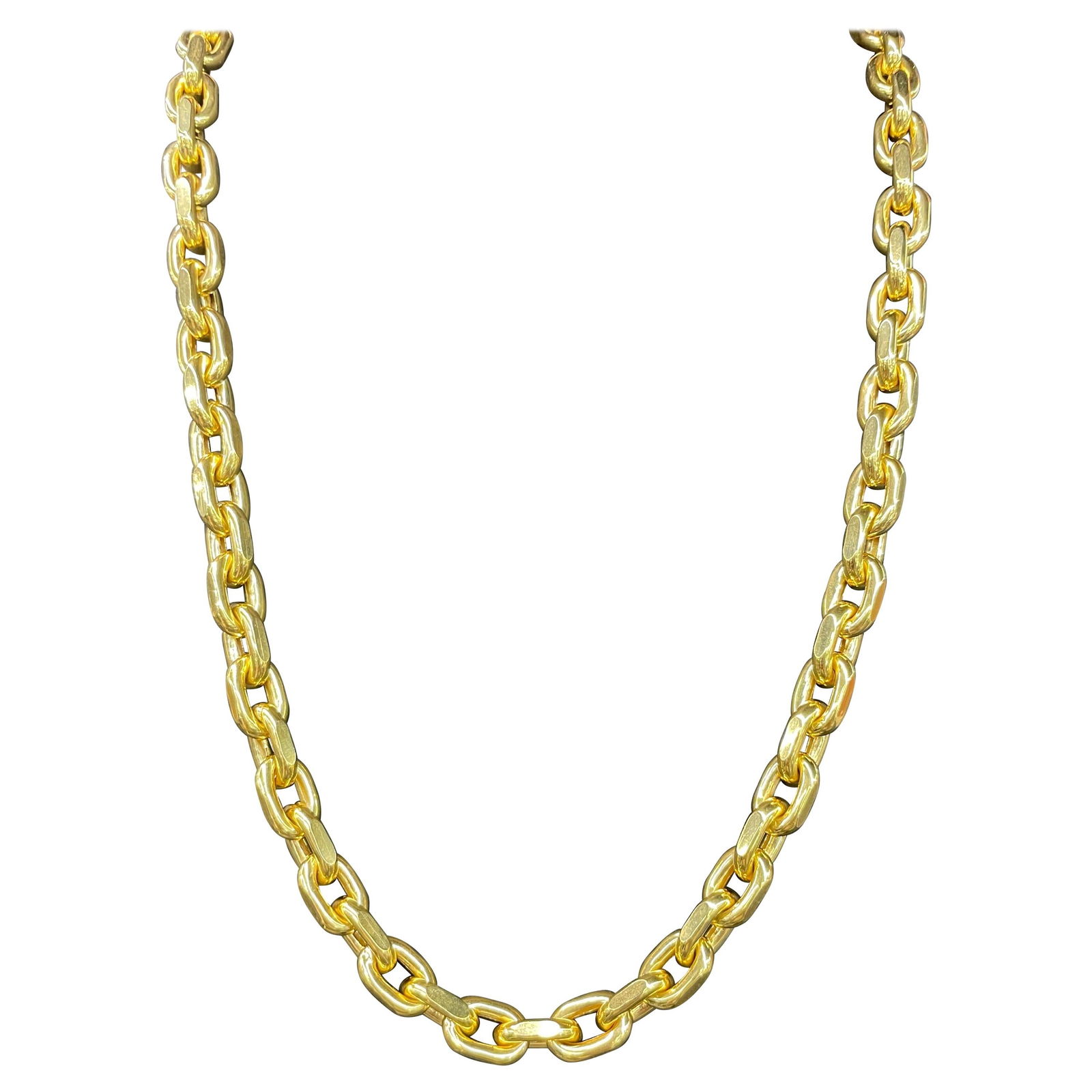 Harbor Diamonds 14K Yellow Gold Detachable Link Necklace Bracelet 33 Inch 73.4g (1 of 18)