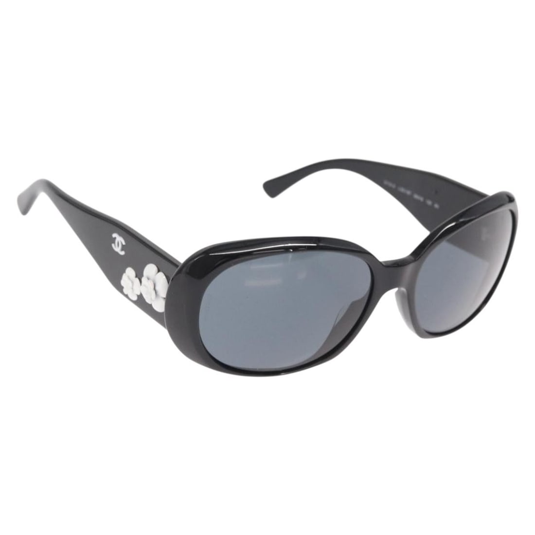 CHANEL Black Plastic Sunglasses with Dust Bag and Case: CHANEL Black Plastic Sunglasses with Dust Bag and Case Elevate your style with these authentic CHANEL sunglasses, crafted from high-quality black plastic. Designed in Italy, these sunglasses feature a