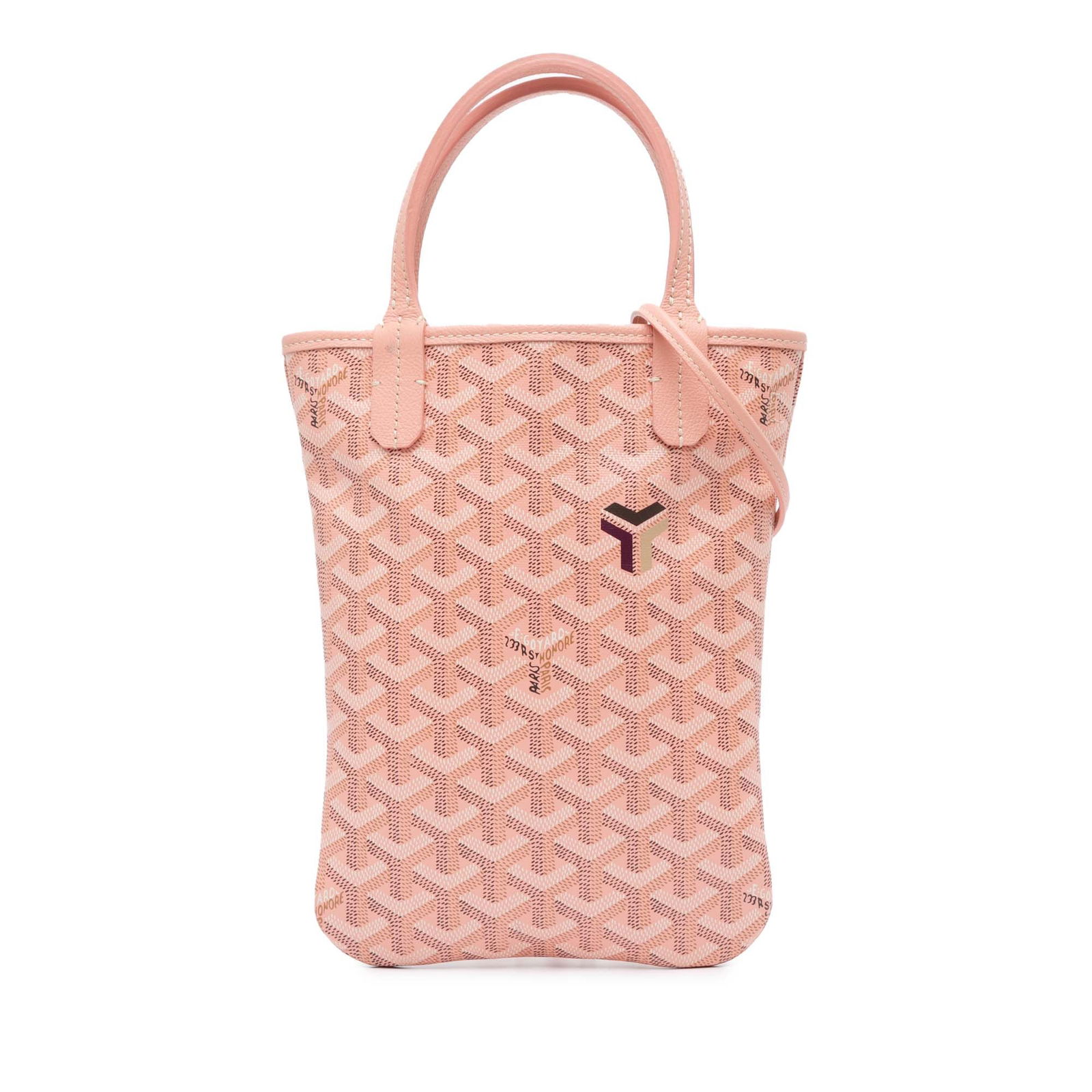 Goyard Goyardine Poitiers Claire Voie Pink Coated Canvas Bag: Goyard Goyardine Poitiers Claire Voie Pink Coated Canvas Bag The Goyardine Poitiers Claire Voie is a stylish bag featuring a coated canvas body with elegant leather trim. This sophisticated accessory