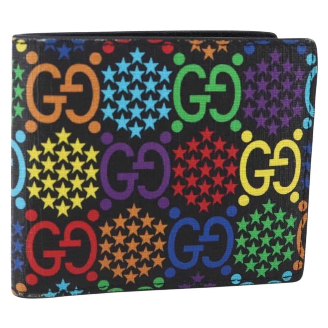 GUCCI GG Psychedelic Wallet Multicolor 601089 Authentic Italy: GUCCI GG Psychedelic Wallet Multicolor 601089 Authentic Italy Elevate your accessory game with the GUCCI GG Psychedelic Wallet, a striking piece that combines vibrant multicolor GG Canvas with the lux