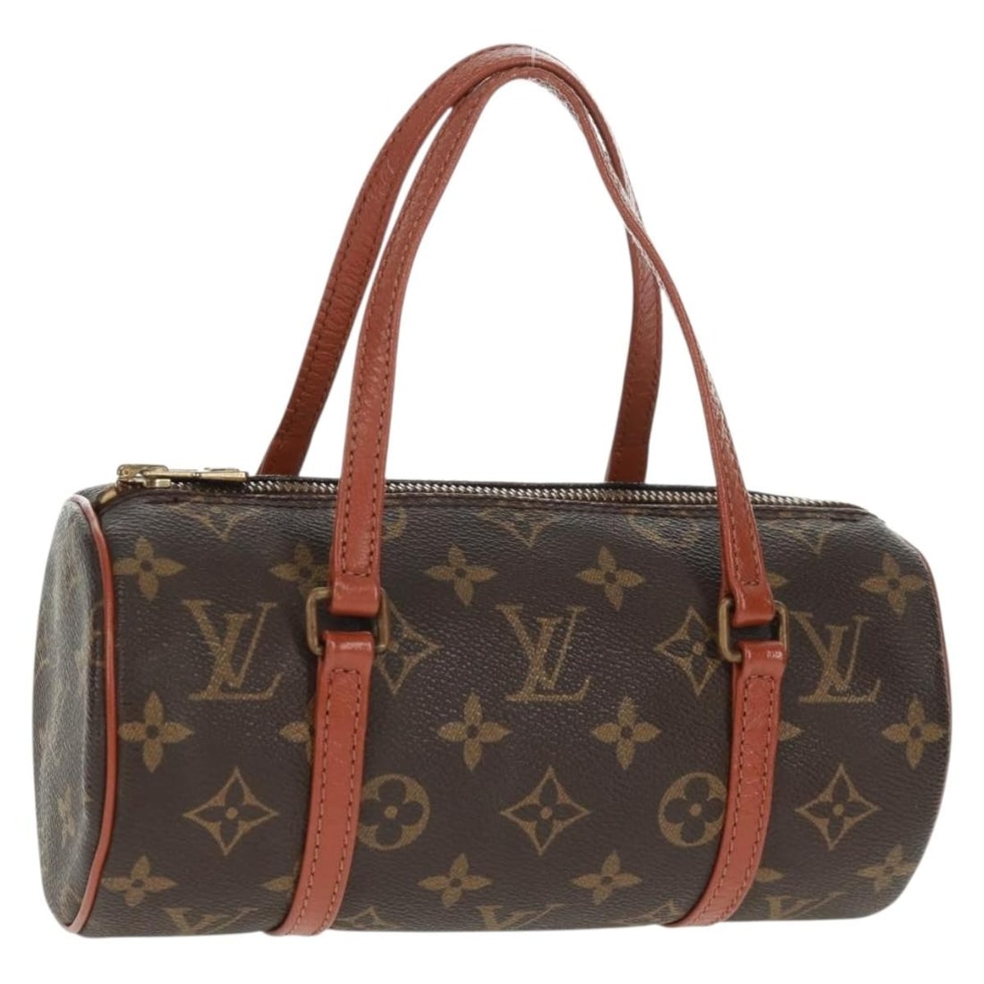 Monogram Canvas Papillon 22 Handbag by Louis Vuitton M51367 with Dust Bag: Monogram Canvas Papillon 22 Handbag by Louis Vuitton M51367 with Dust Bag This is a Louis Vuitton Monogram Papillon 22 handbag crafted from signature monogram canvas. The bag features a compact, cylin