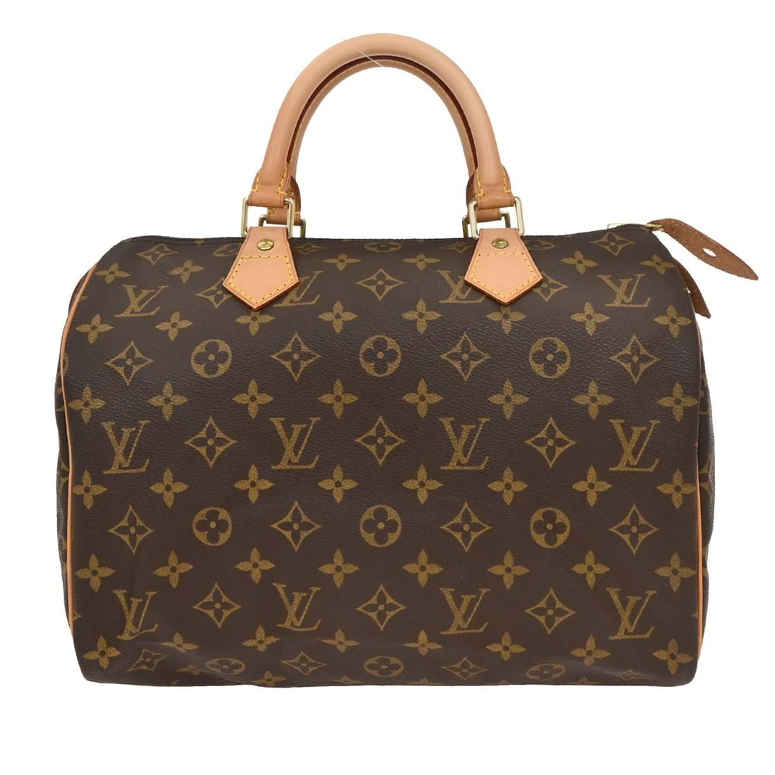 Louis Vuitton Speedy 30 Monogram Handbag M41526 Vintage Brown (1 of 10)