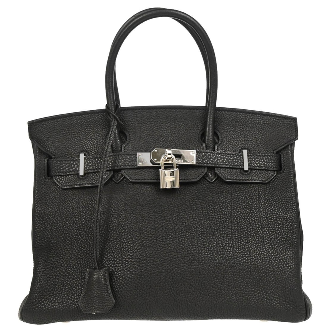 Hermes Birkin 30 Black Togo Leather Shoulder Bag with Lock (1 of 10)