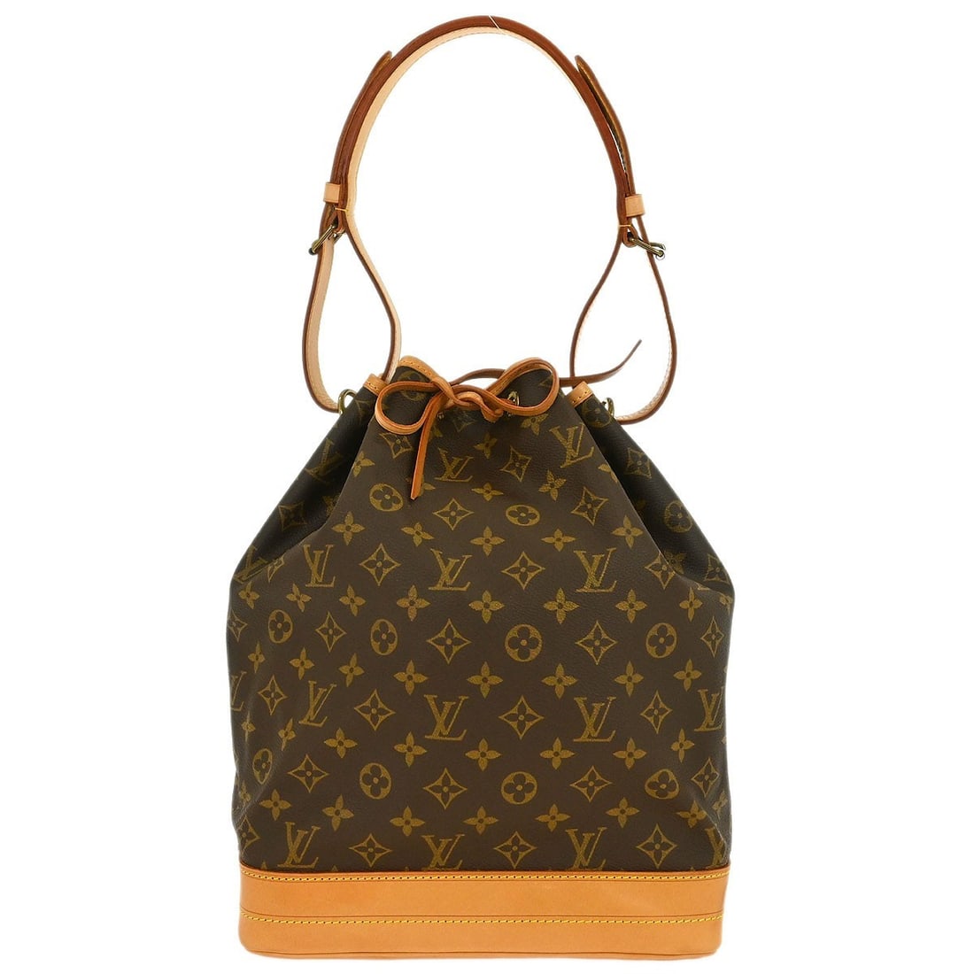 Louis Vuitton Noe Monogram Drawstring Shoulder Bag M42224: Louis Vuitton Noe Monogram Drawstring Shoulder Bag M42224 Elevate your accessory collection with this Louis Vuitton Monogram Noe Drawstring Shoulder Bag. Crafted from premium Monogram Canvas Leather,