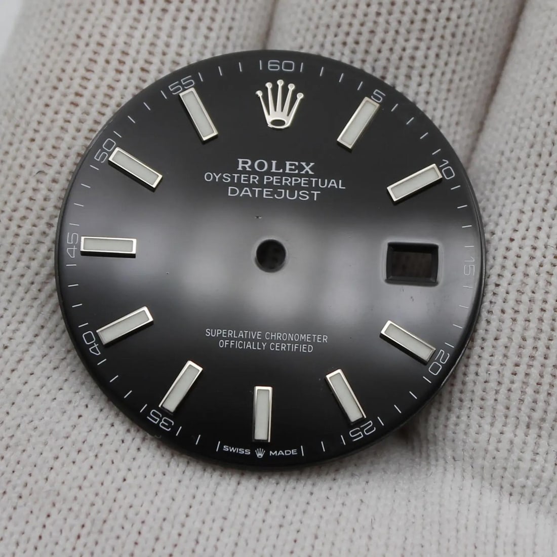 Black Dial for Rolex Datejust Models 126300 and 126334 (1 of 6)