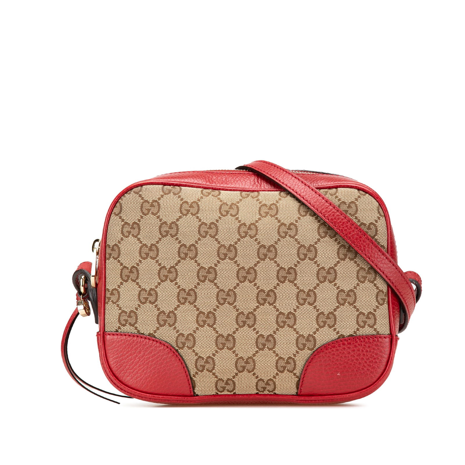 Gucci GG Canvas Bree Crossbody Bag Brown Fabric Italy: Gucci GG Canvas Bree Crossbody Bag Brown Fabric Italy The Gucci GG Canvas Bree Crossbody bag showcases a stylish canvas body accented with leather trim. It features a flat leather strap for comfortabl