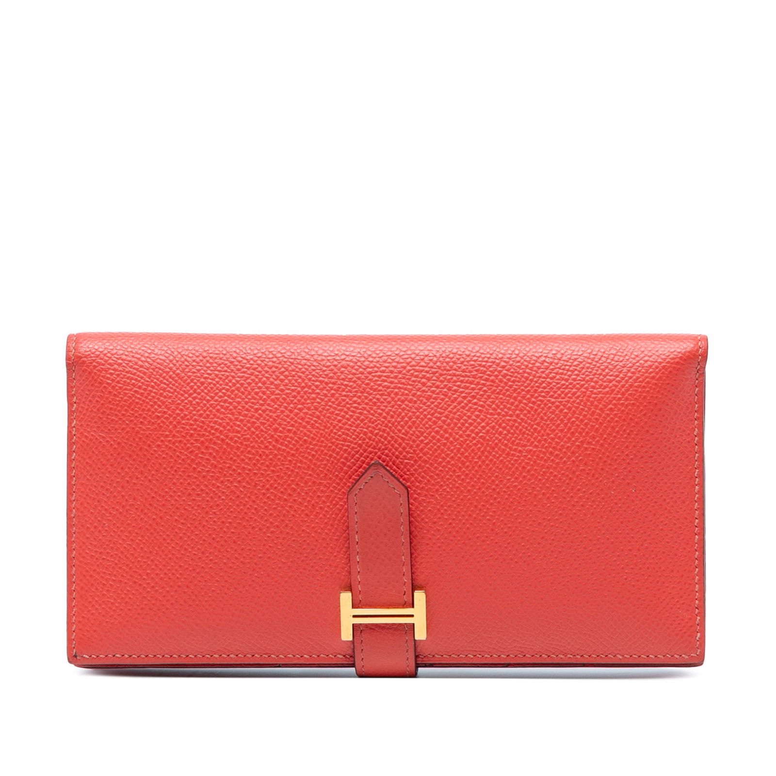 Hermes Epsom Bearn Wallet in Red Leather (1 of 7)