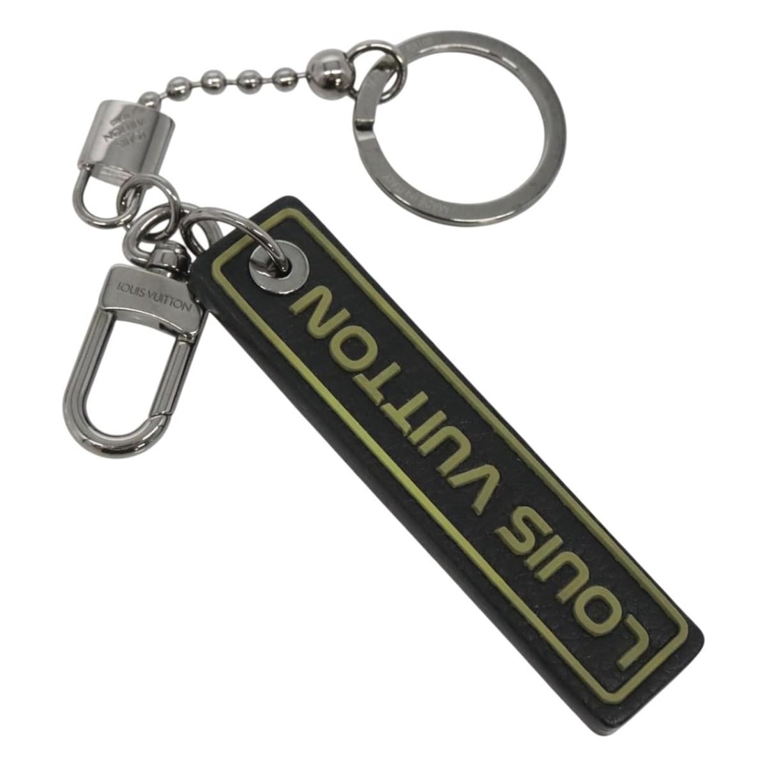 Louis Vuitton MP2211 Black Leather Key Ring Authentic (1 of 6)