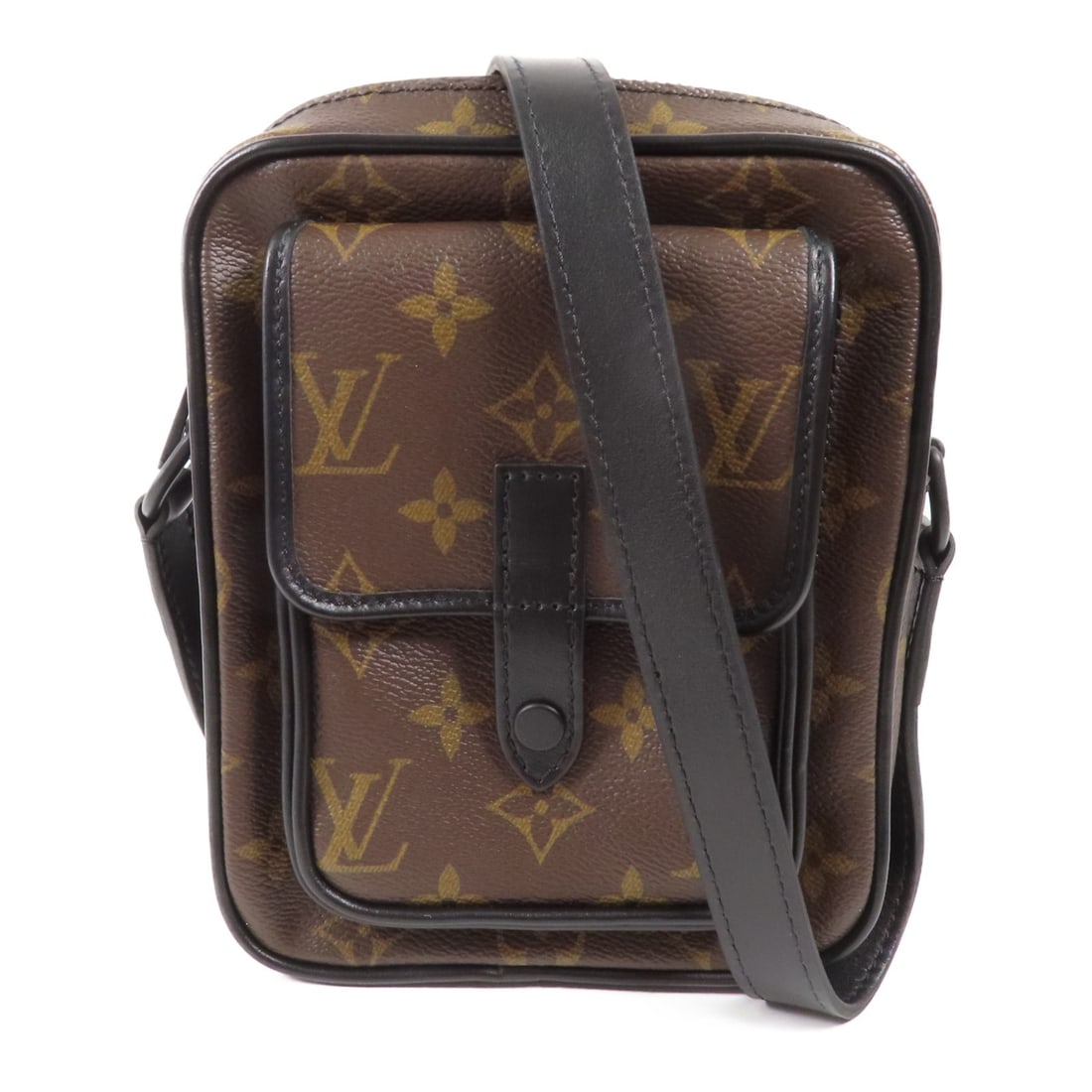 LOUIS VUITTON Christopher Wearable Wallet Shoulder Bag M69404 Monogram Macassar: LOUIS VUITTON Christopher Wearable Wallet Shoulder Bag M69404 Monogram Macassar Introducing the LOUIS VUITTON Christopher Wearable Wallet Shoulder Bag M69404, a stylish and functional accessory perfec